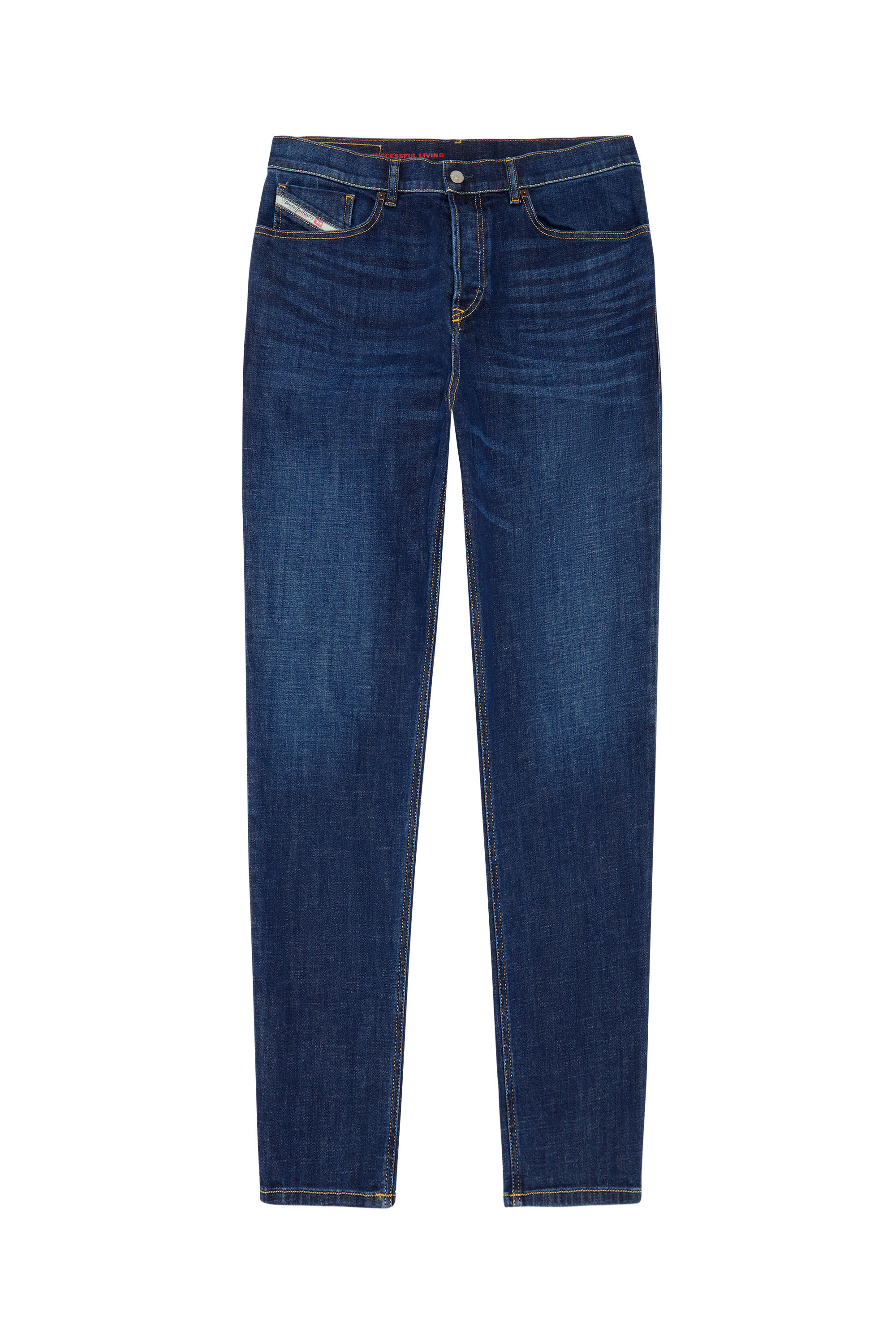 Diesel - Regular Jeans 2005 D-Fining 09B90 Homme, Bleu Foncé - Image 2
