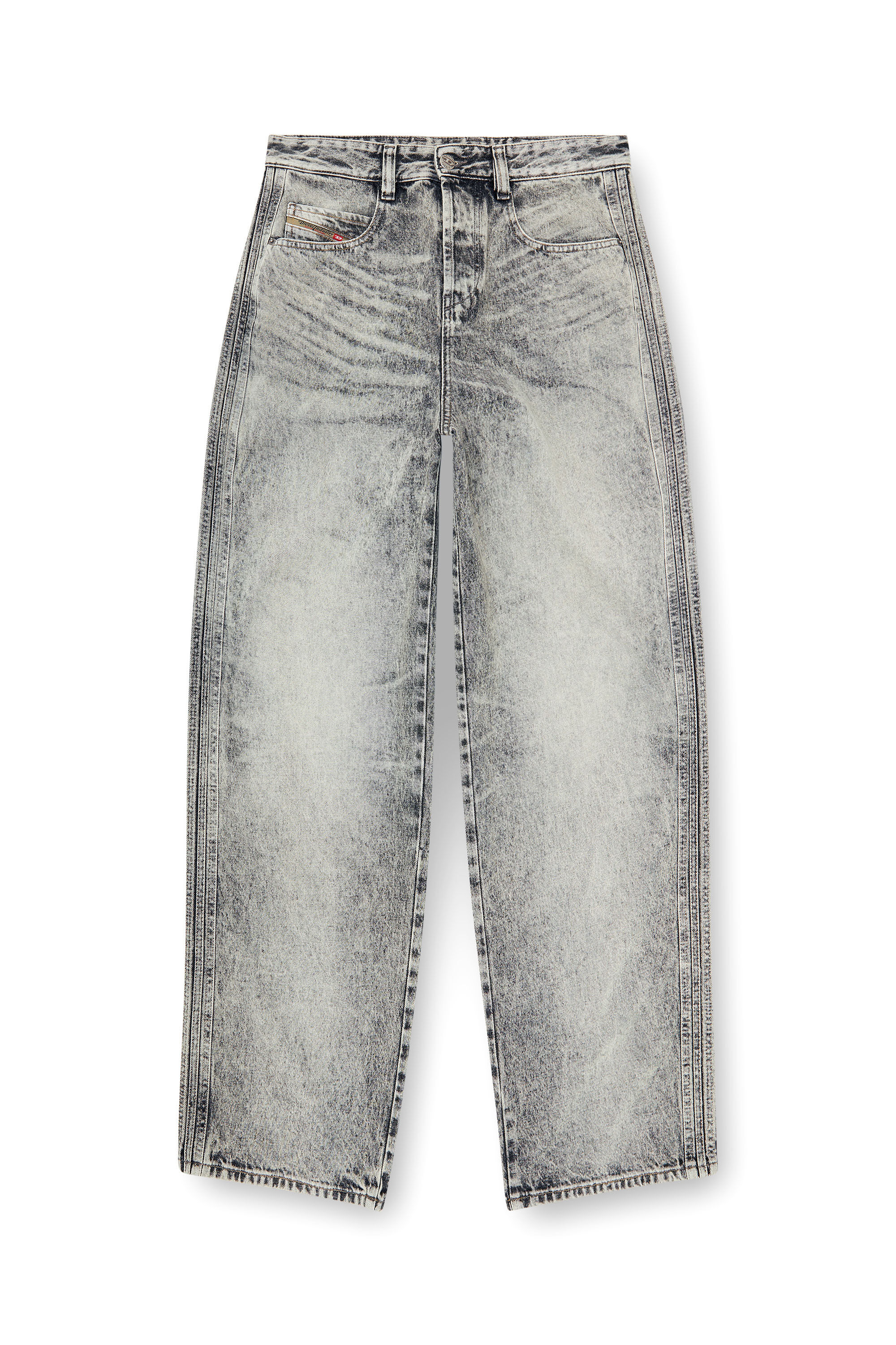 Women's Relaxed Jeans | Light Grey | Diesel 1997 D-Enim-M