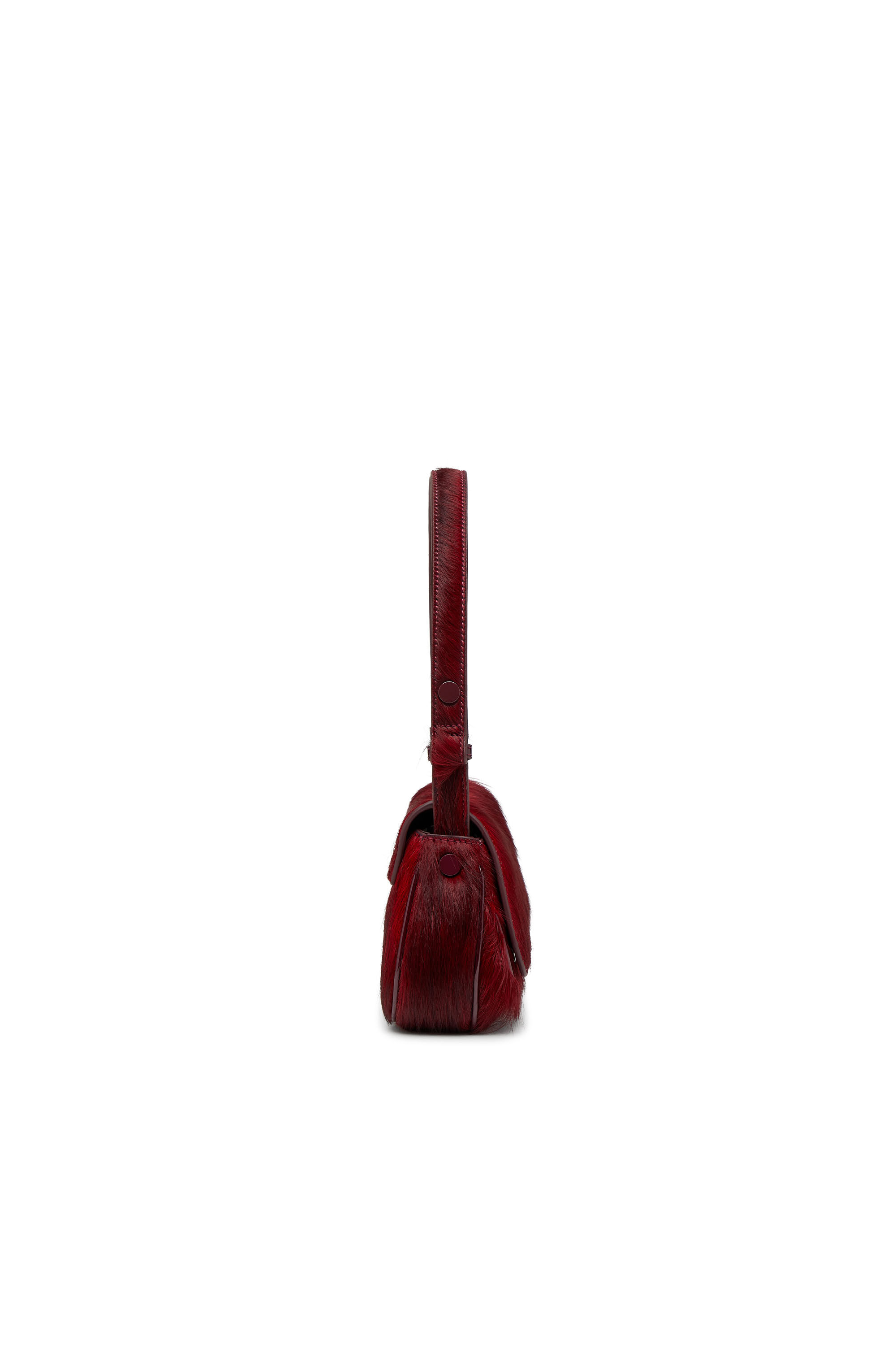 Diesel - PLAY CLUTCH, Pochette en cuir poilu coloré Femme in Rouge - 4