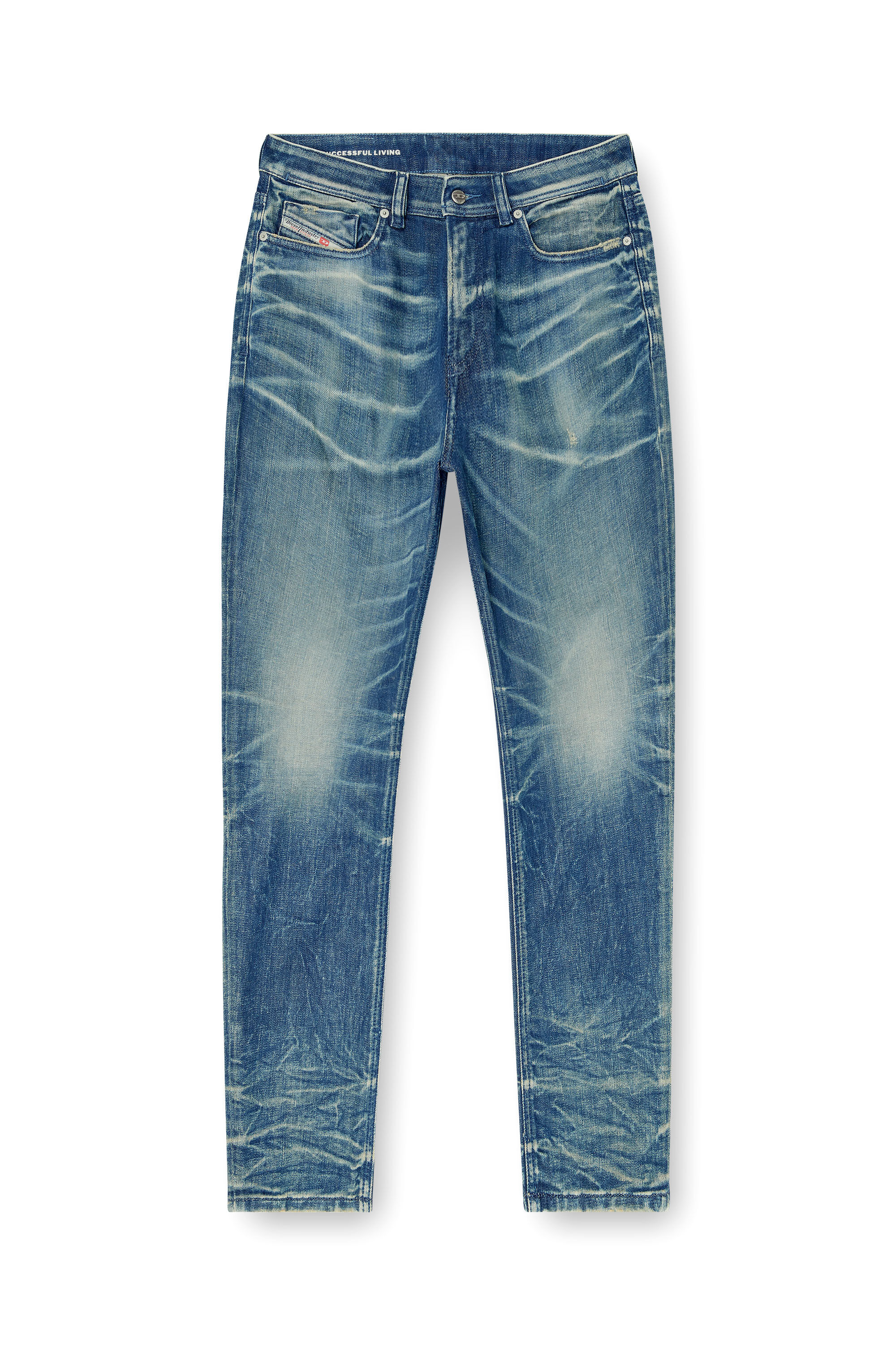 Diesel - Male's Skinny Jeans 1979 Sleenker 09P59, Medium Blue - 6