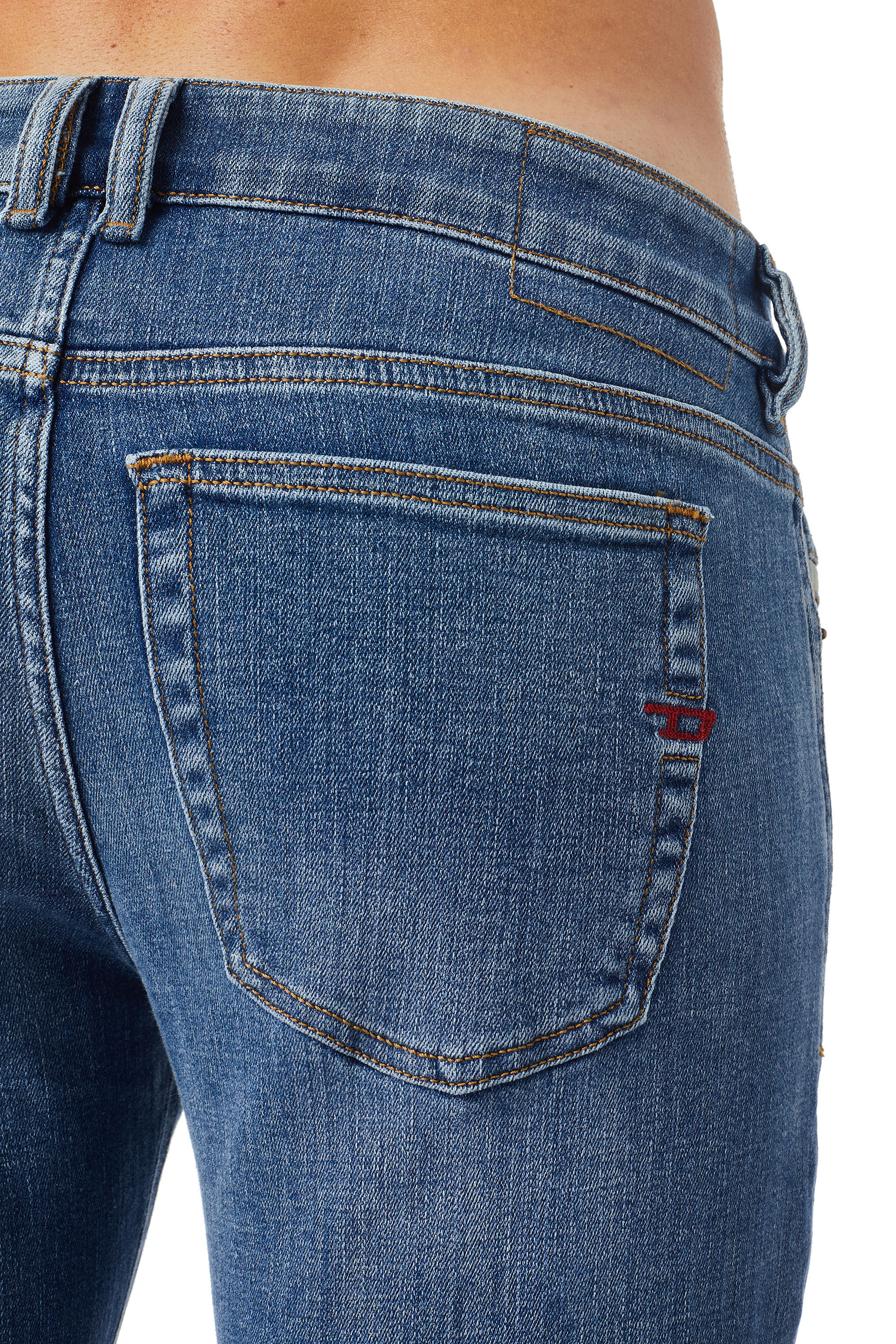 Diesel - Male's Skinny Jeans 1979 Sleenker 09C01, Medium Blue - 6