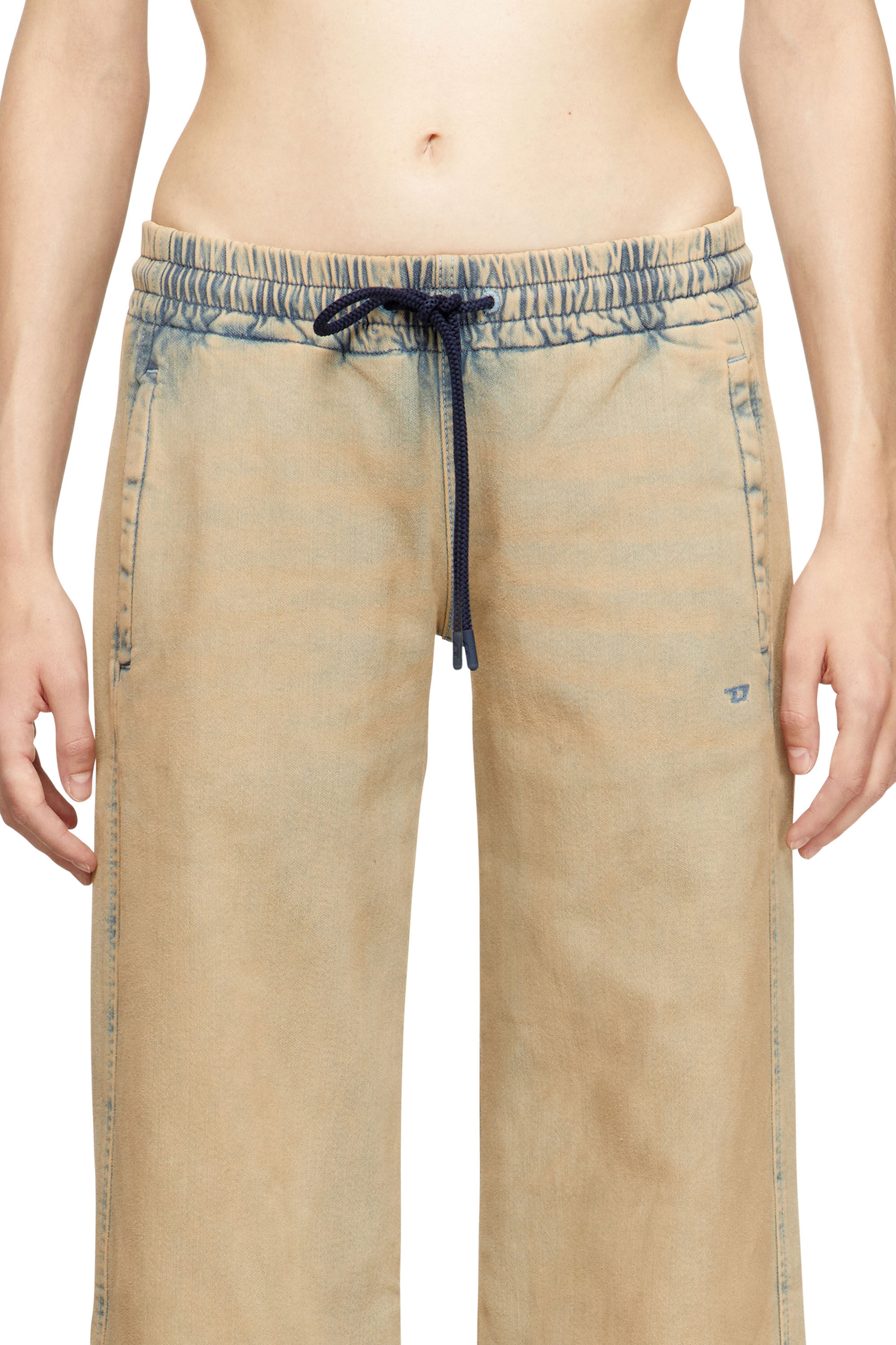 Women's Relaxed Jeans | Blue/Beige | Diesel 2078 D-Ainty Joggjeans®