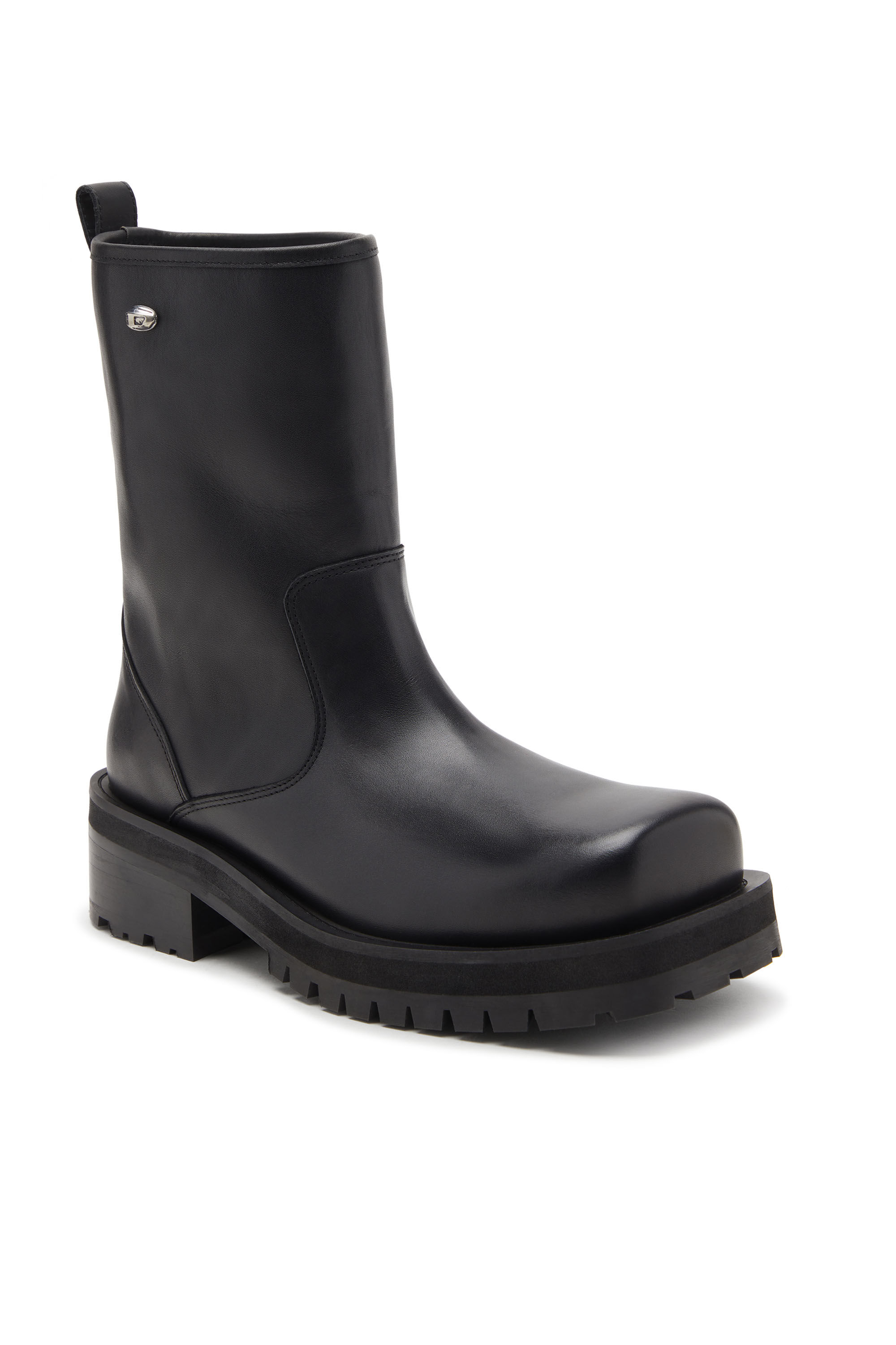 Men's D-Texan - Leather Boots | Black | Diesel