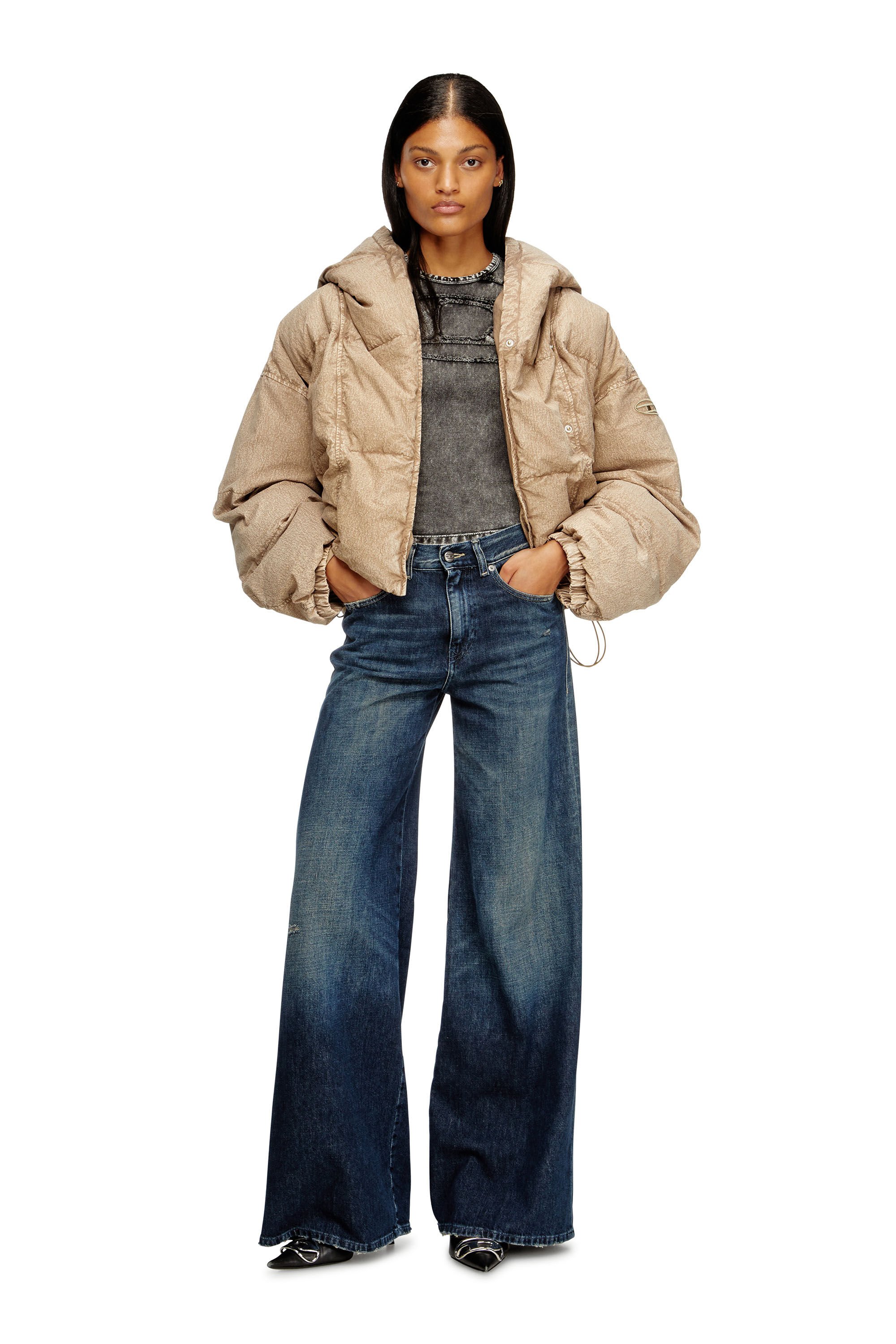 Diesel - Flare Jeans 1978 D-Akemi 09N70 Femme, Bleu Foncé - Image 1