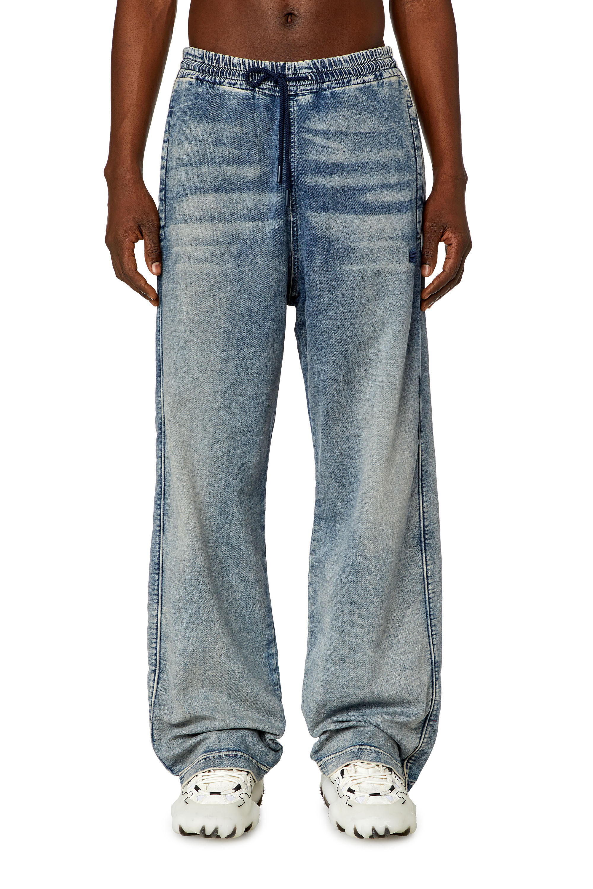 Vaqueros Hombre Relaxed | Azul medio | Diesel D-Martyans Track Denim
