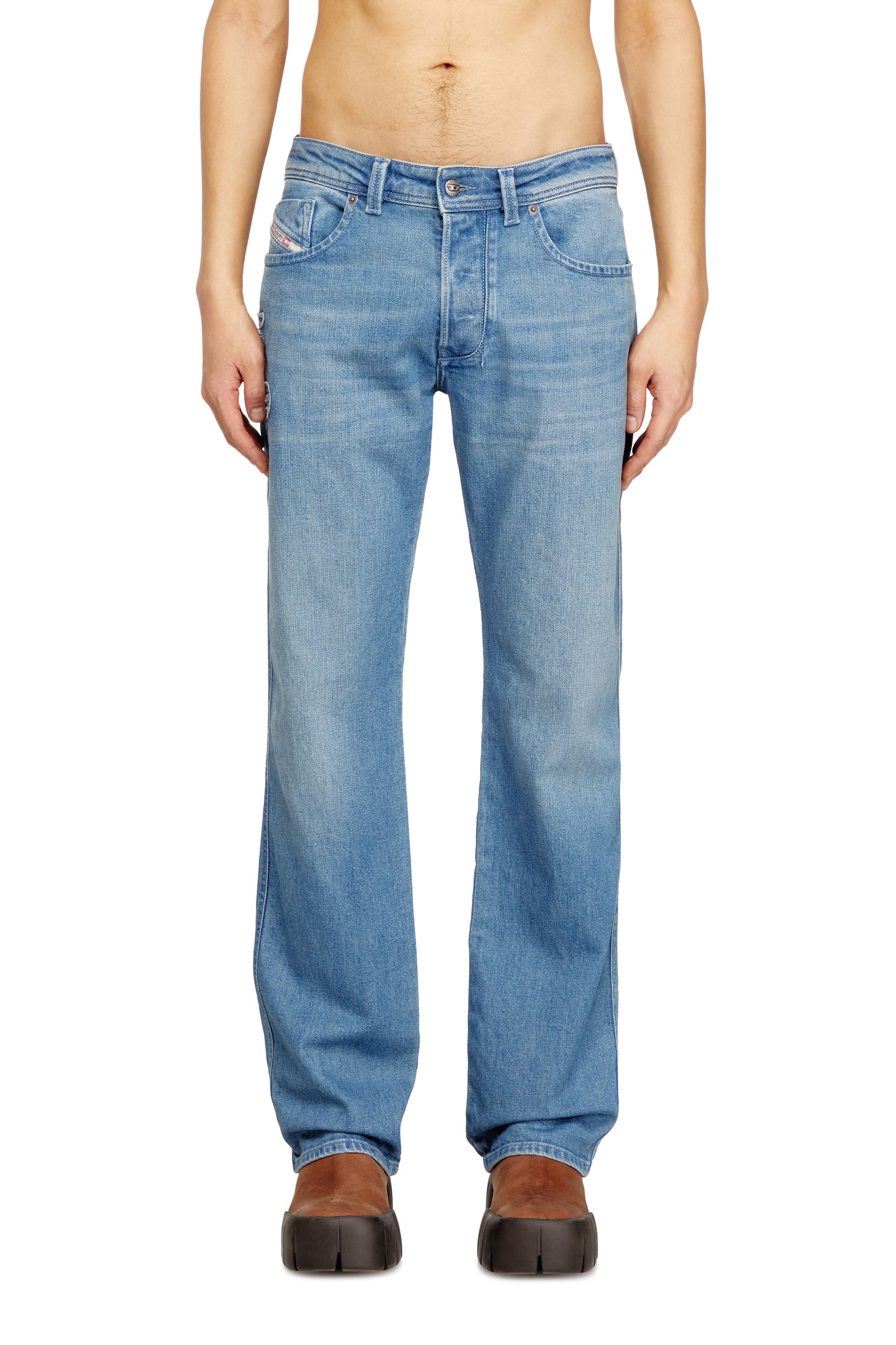 Men's Regular Jeans | Low Waist 1985 LarkeeLight Blue | Diesel US