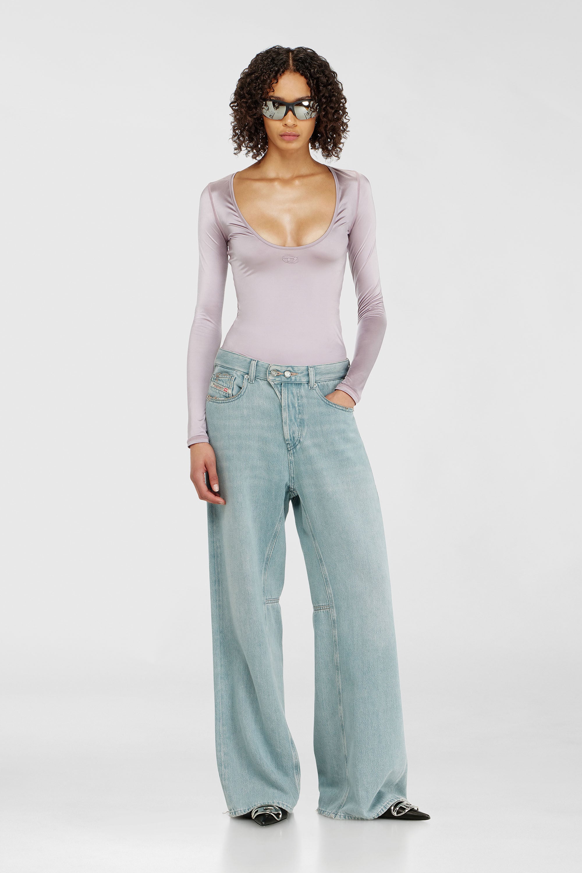 Diesel - Female's Relaxed Jeans 1996 D-Sire 09P84, Light Blue - 1