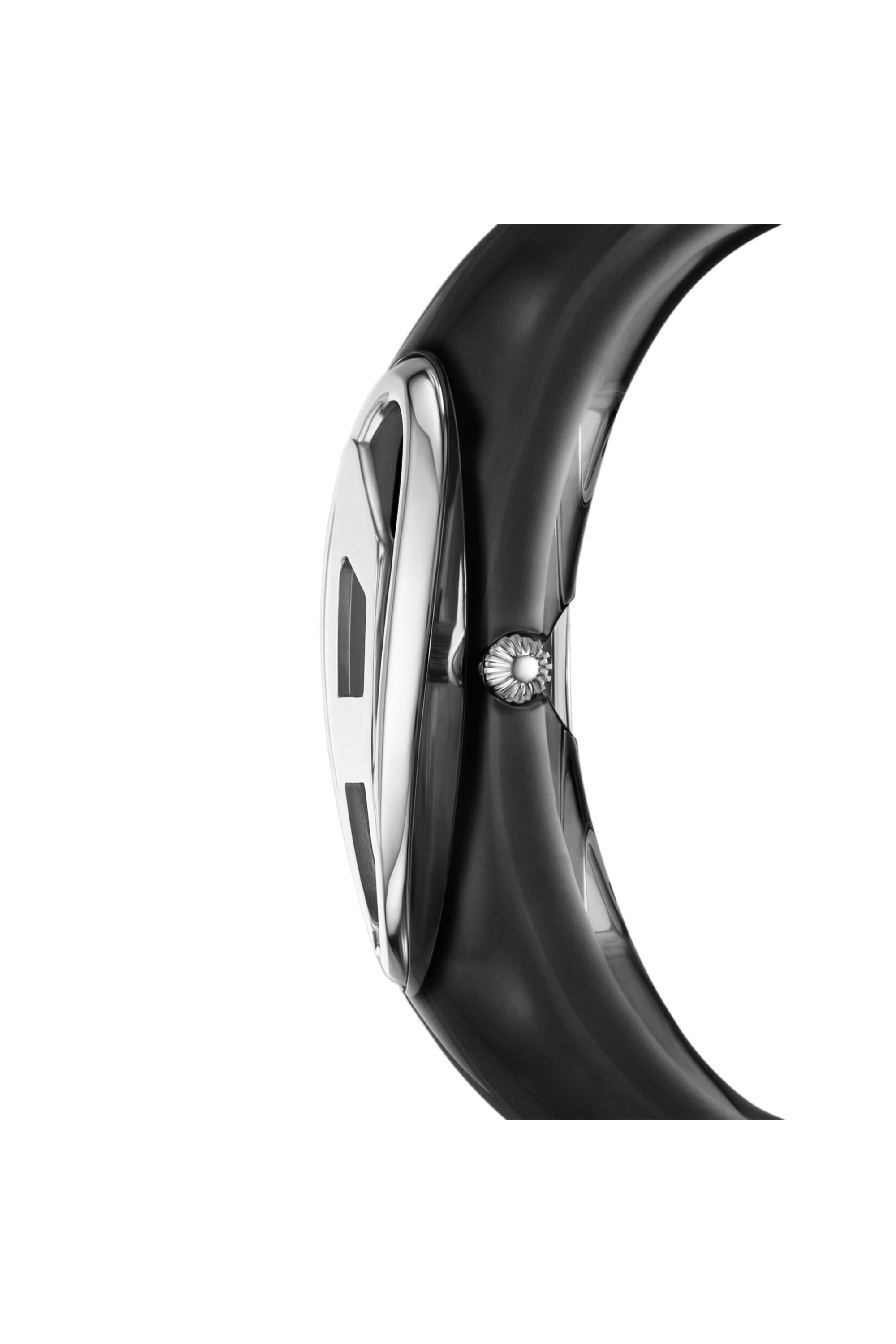 Women's Diesel Wonder-D Two-Hand Black Nylon Resin Watch | Black