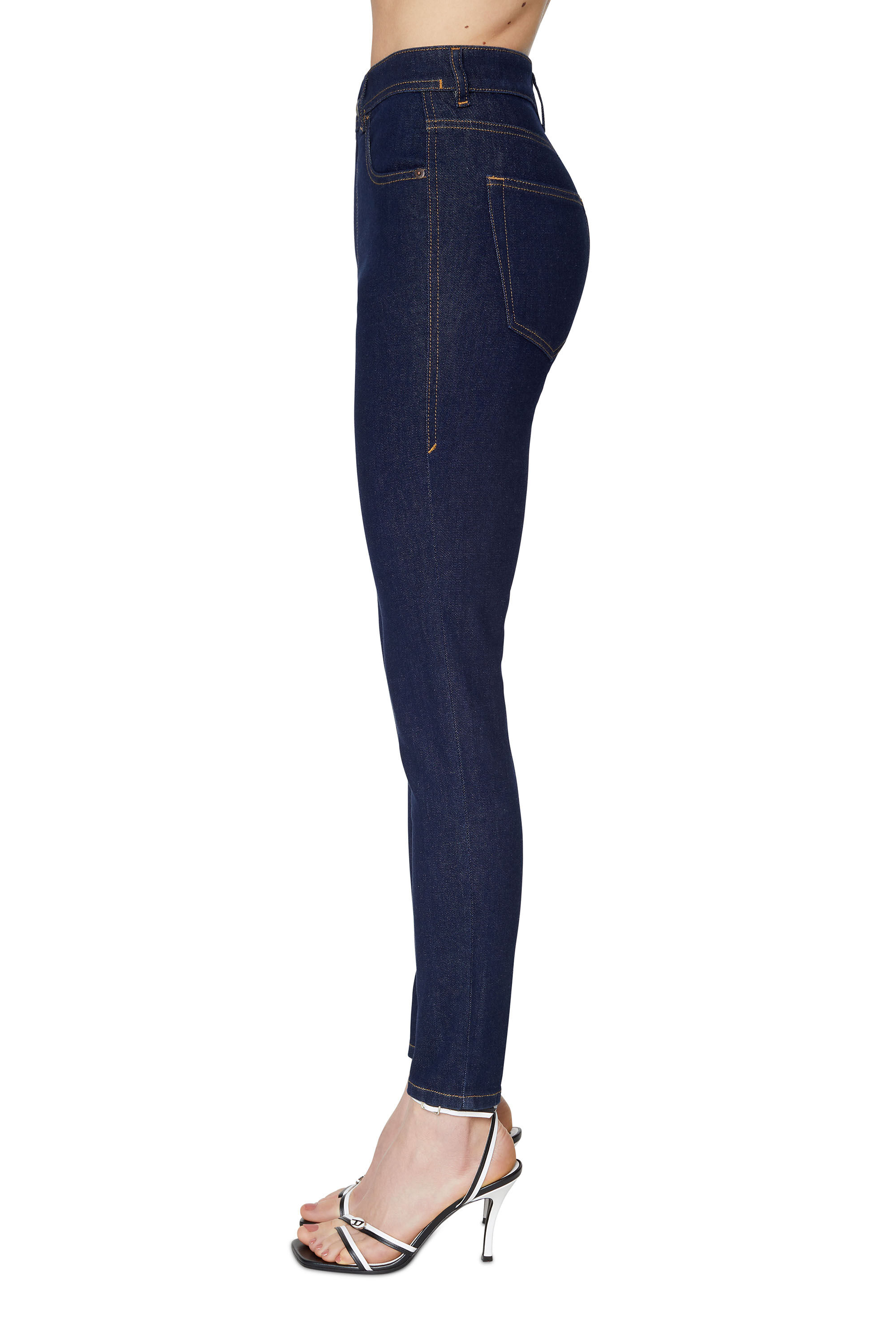 Diesel - Skinny Jeans 1984 Slandy-High Z9C18 Femme, Bleu Foncé - Image 6