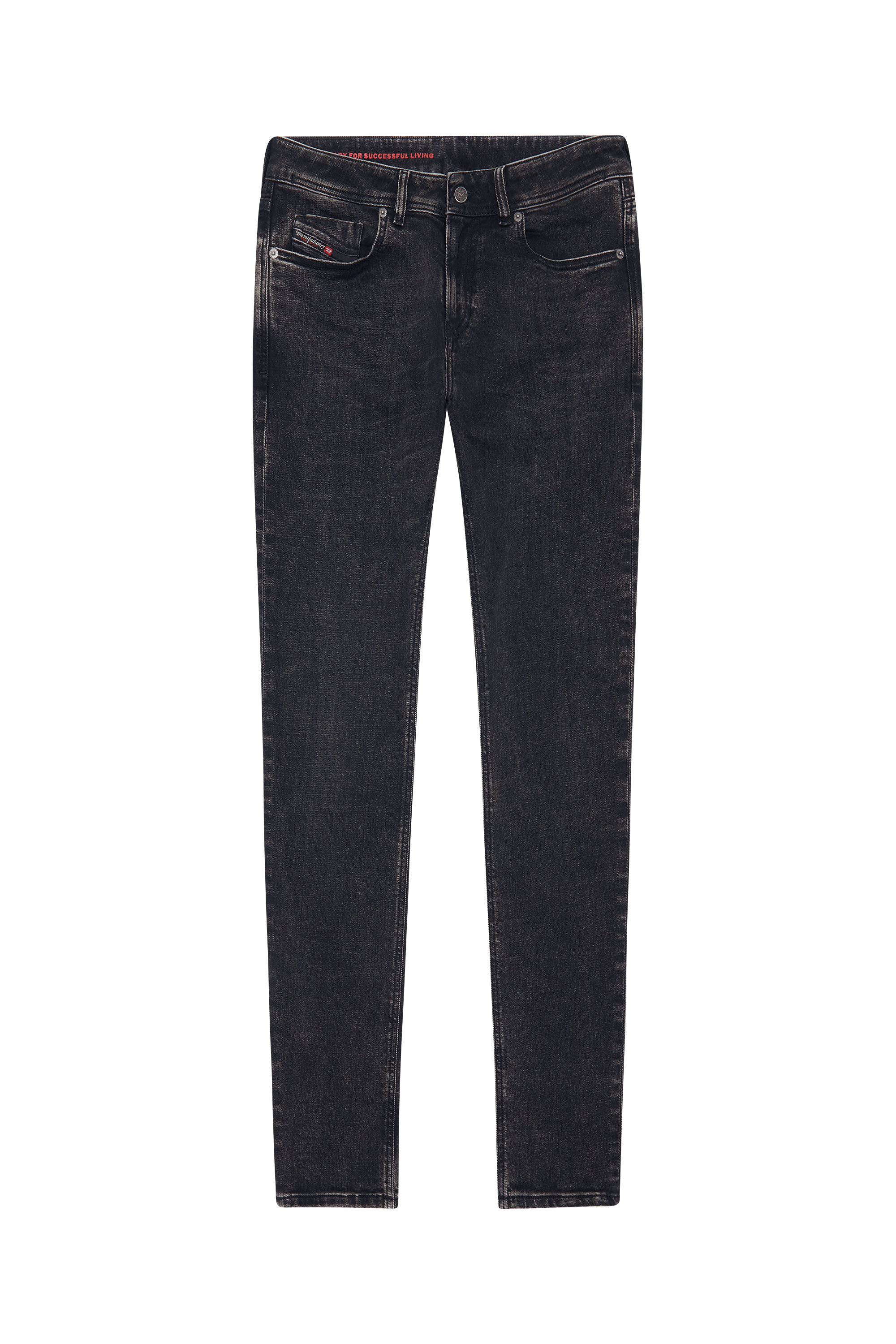 Diesel - Skinny Jeans 1979 Sleenker 09C23 Homme, Noir/Gris foncé - Image 2