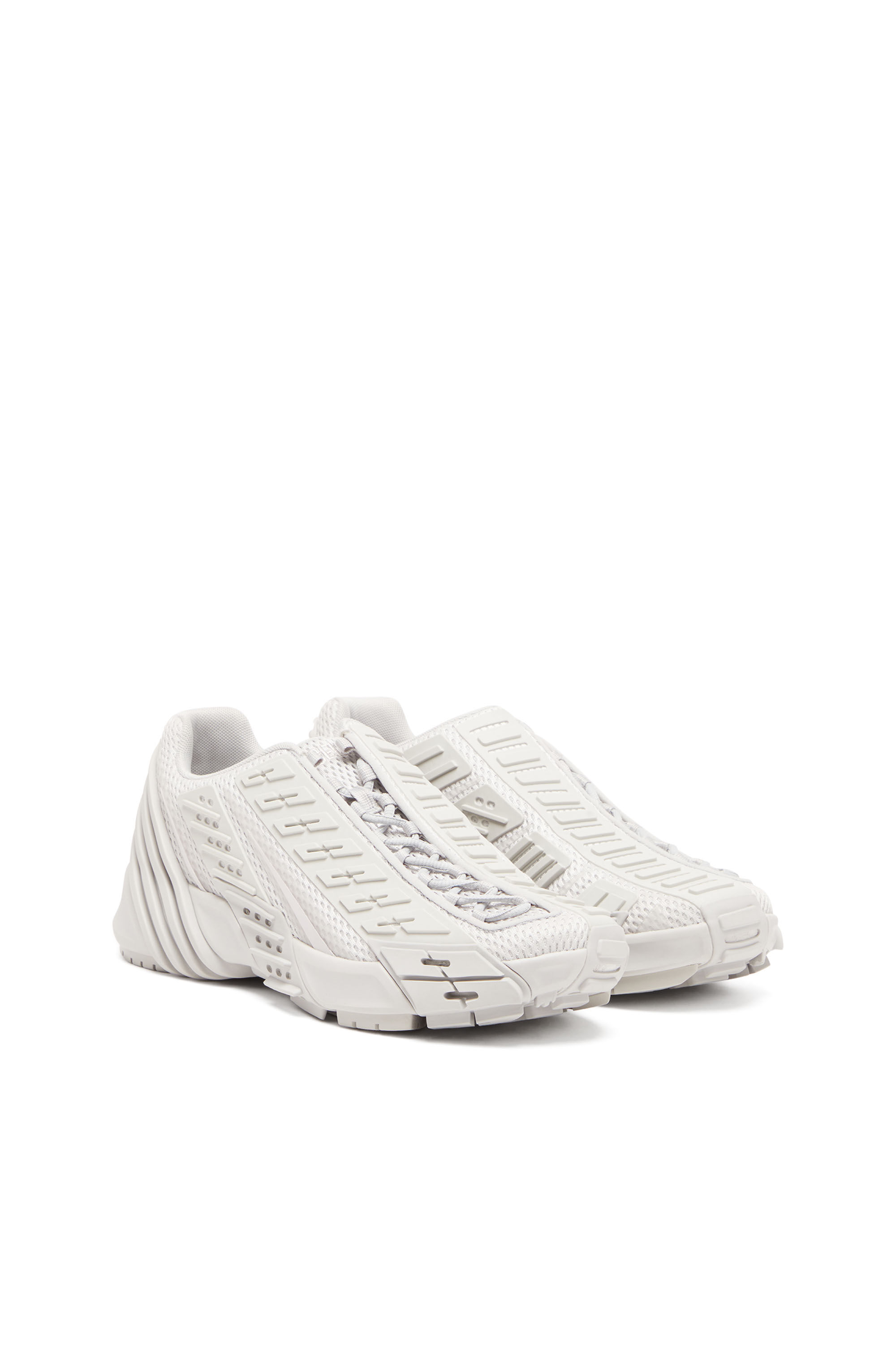 Diesel - S-PROTOTYPE V2, Male's S-Prototype V2 - Sneakers in mesh and rubber in White - 2