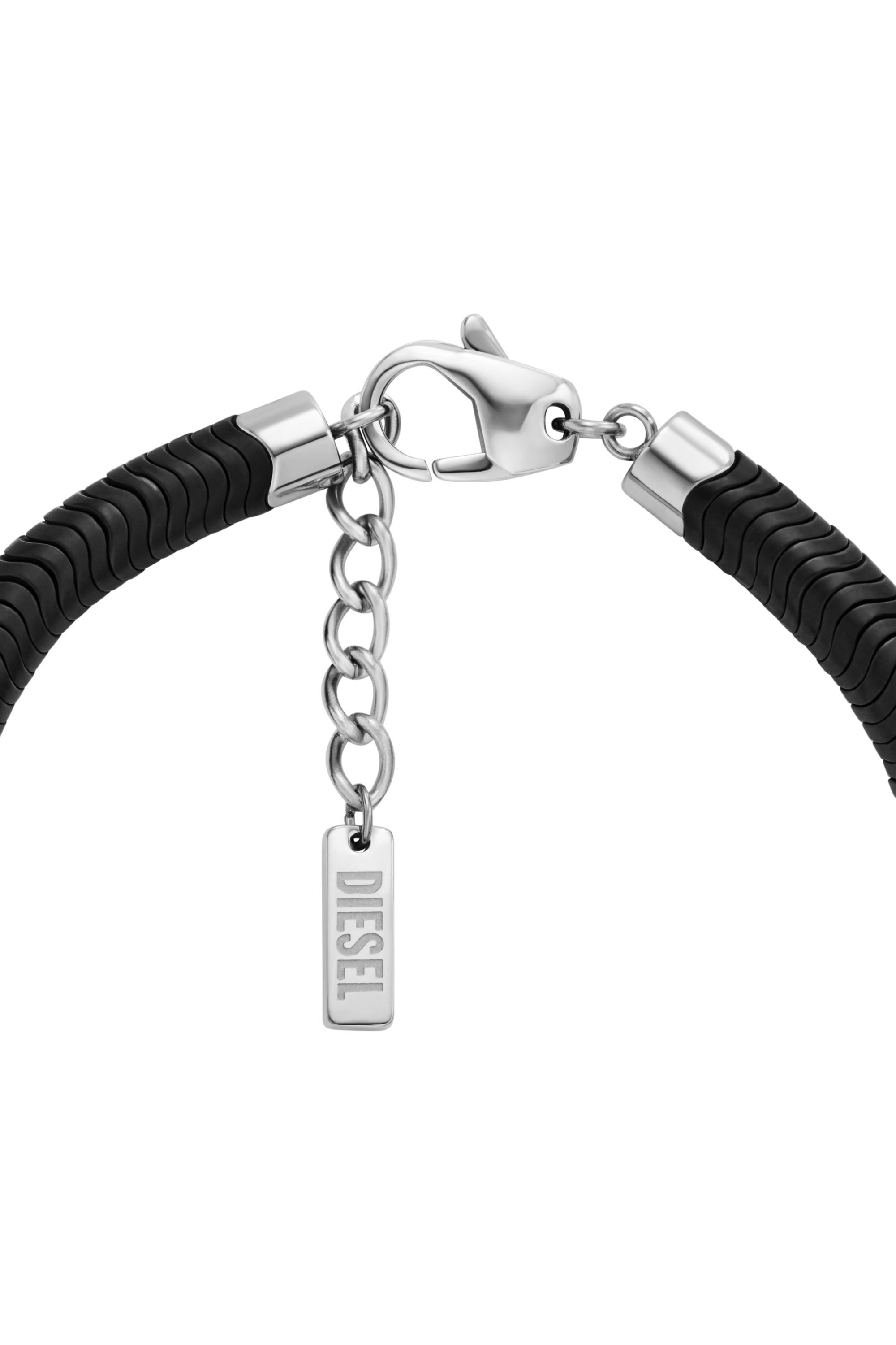 Women's Hematite Beaded Bracelet | Black | Diesel