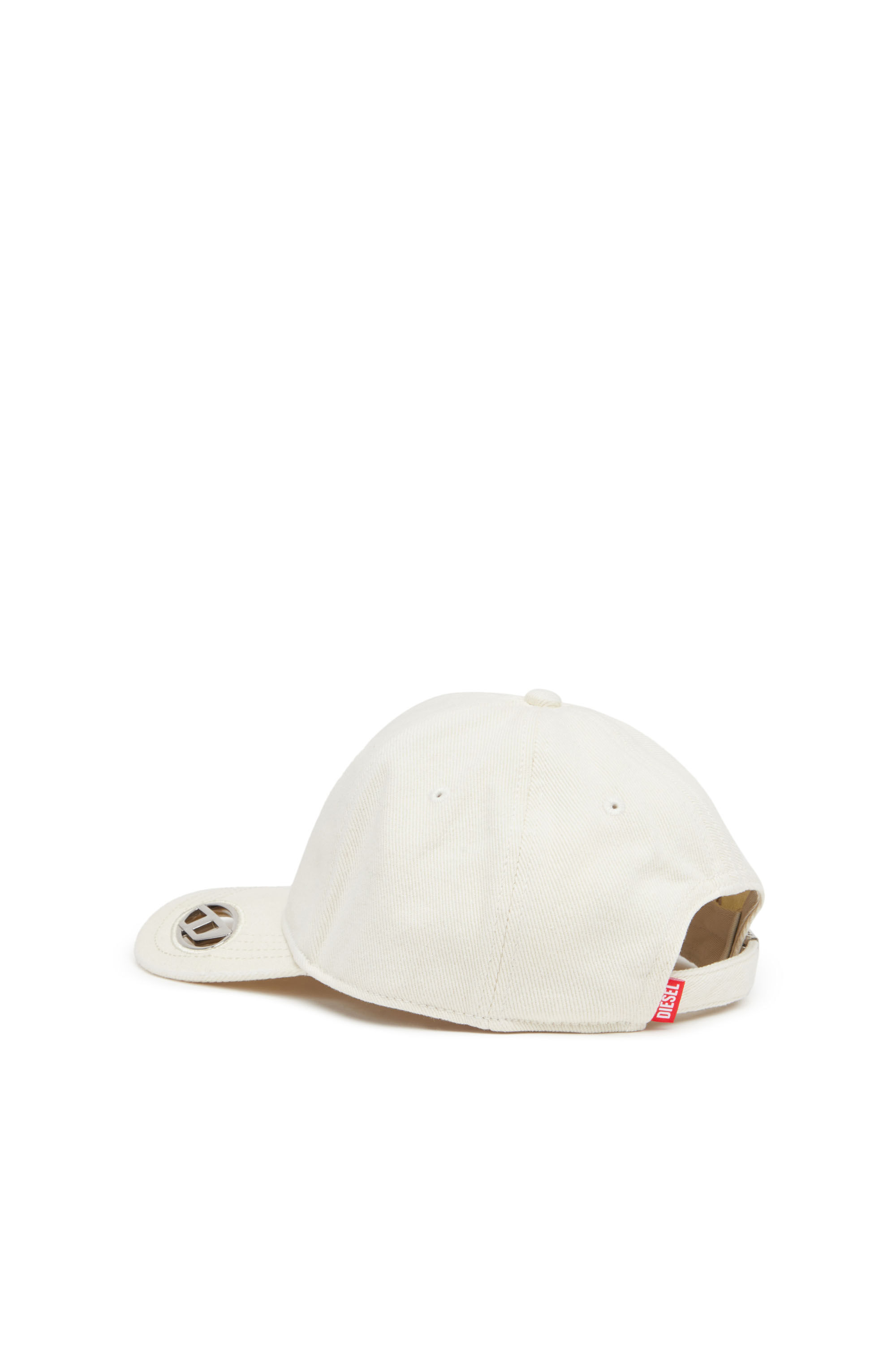 Men's Baseball cap with oval D plaque | Diesel C-PLAK