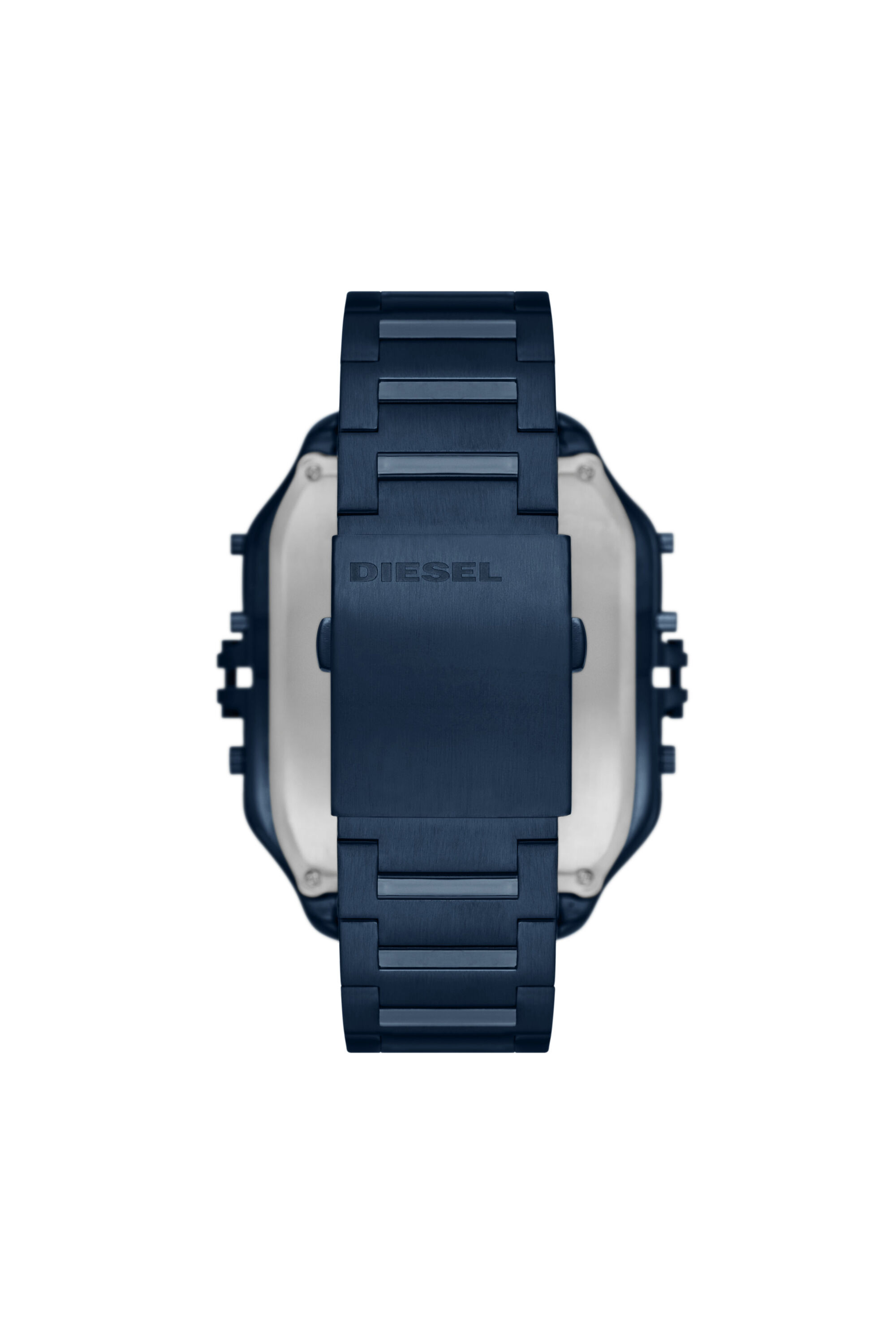Diesel - DZ7464, Male's Clasher digital blue-tone stainless steel watch in Blue - 2