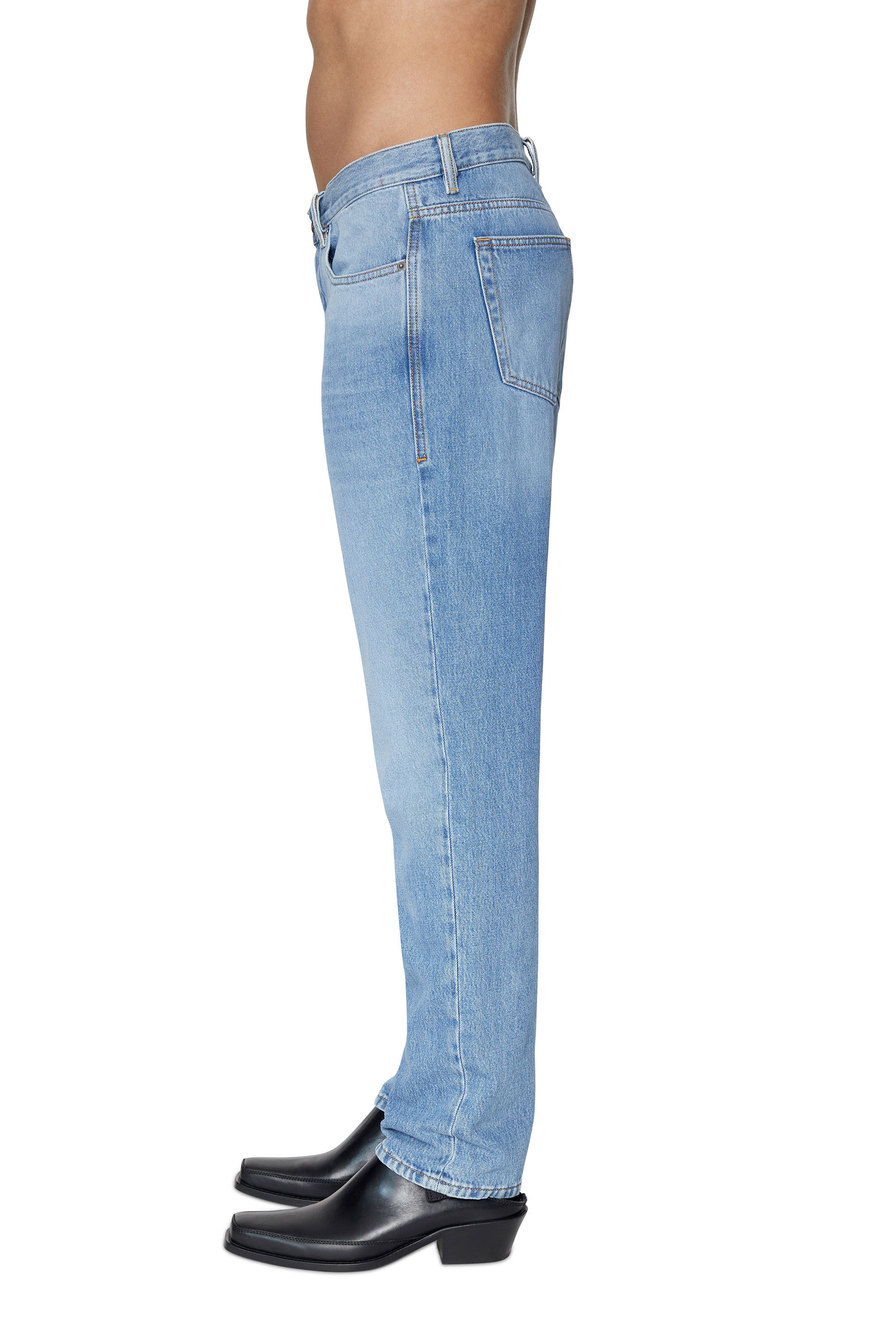 Diesel - Straight Jeans 2020 D-Viker 09C15 Homme, Bleu Clair - Image 5