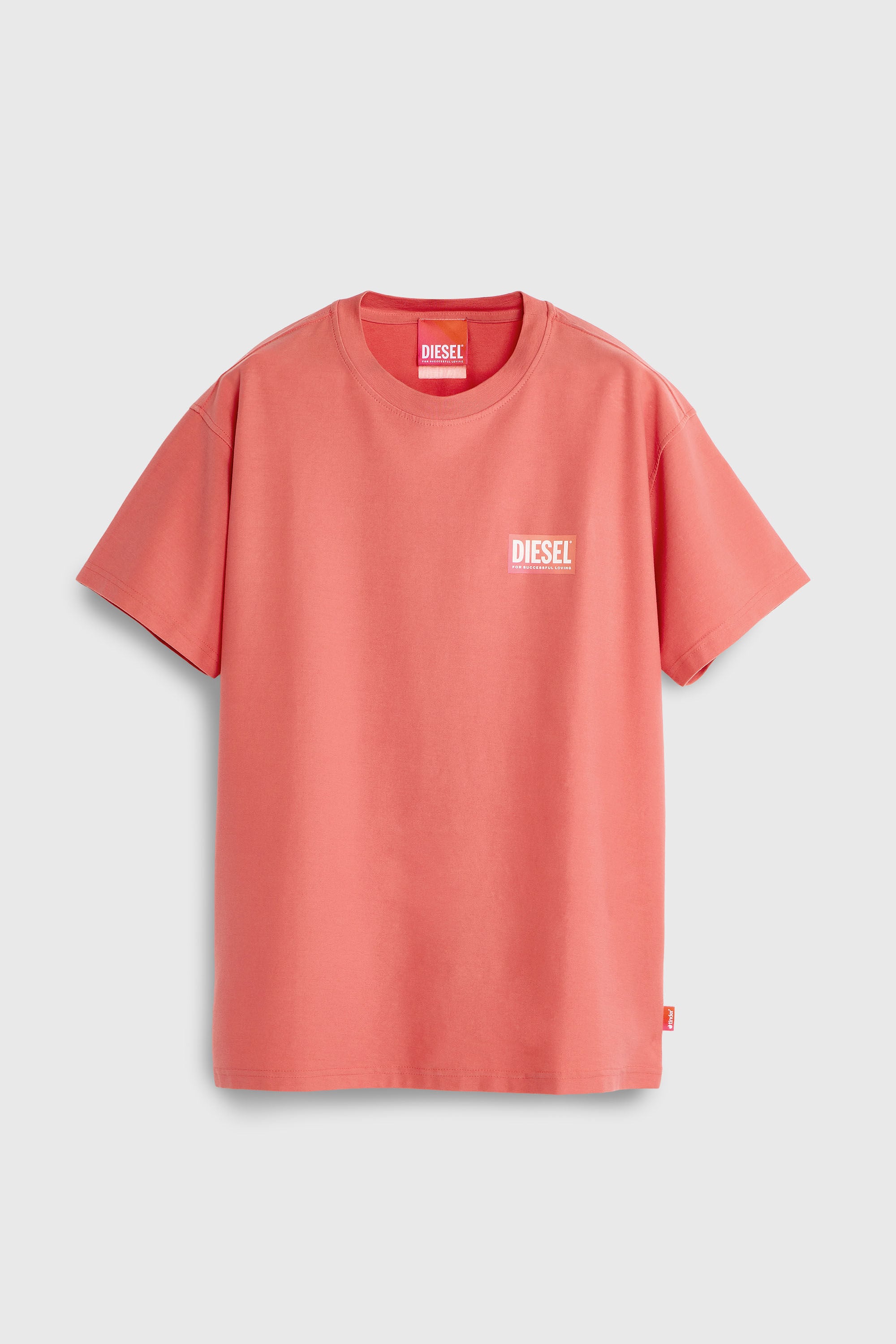 DIESEL T-Normac-1 Tシャツ 2025 Women's T-shirt with transparent back logo | Red | Diesel {{Country}}