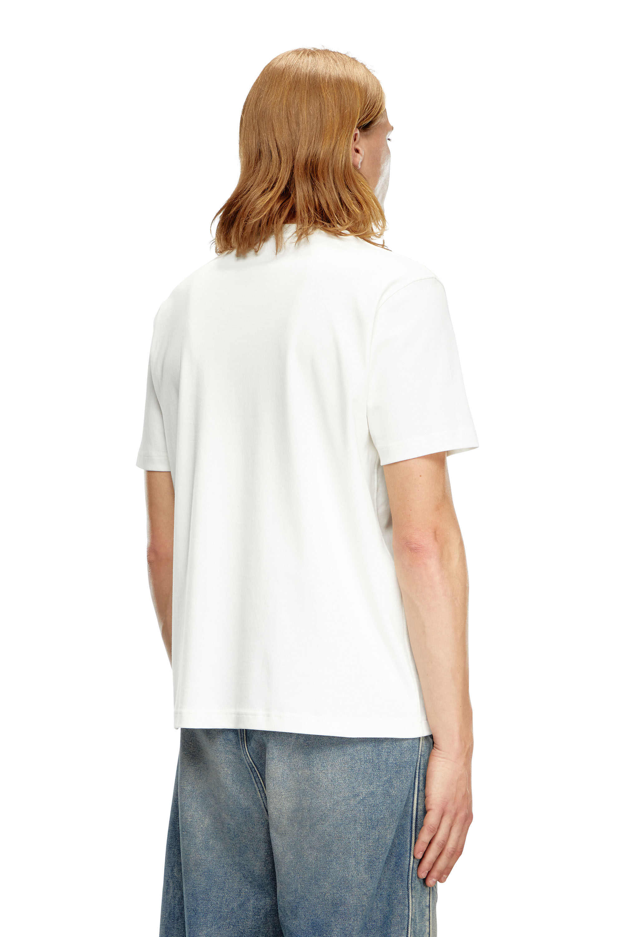 DIESEL T-JUST-N18 ショッパー オーバーシルエット 半袖Tシャツ DIESEL ディーゼル T-JUST-N18 ショッパー プリント オーバー