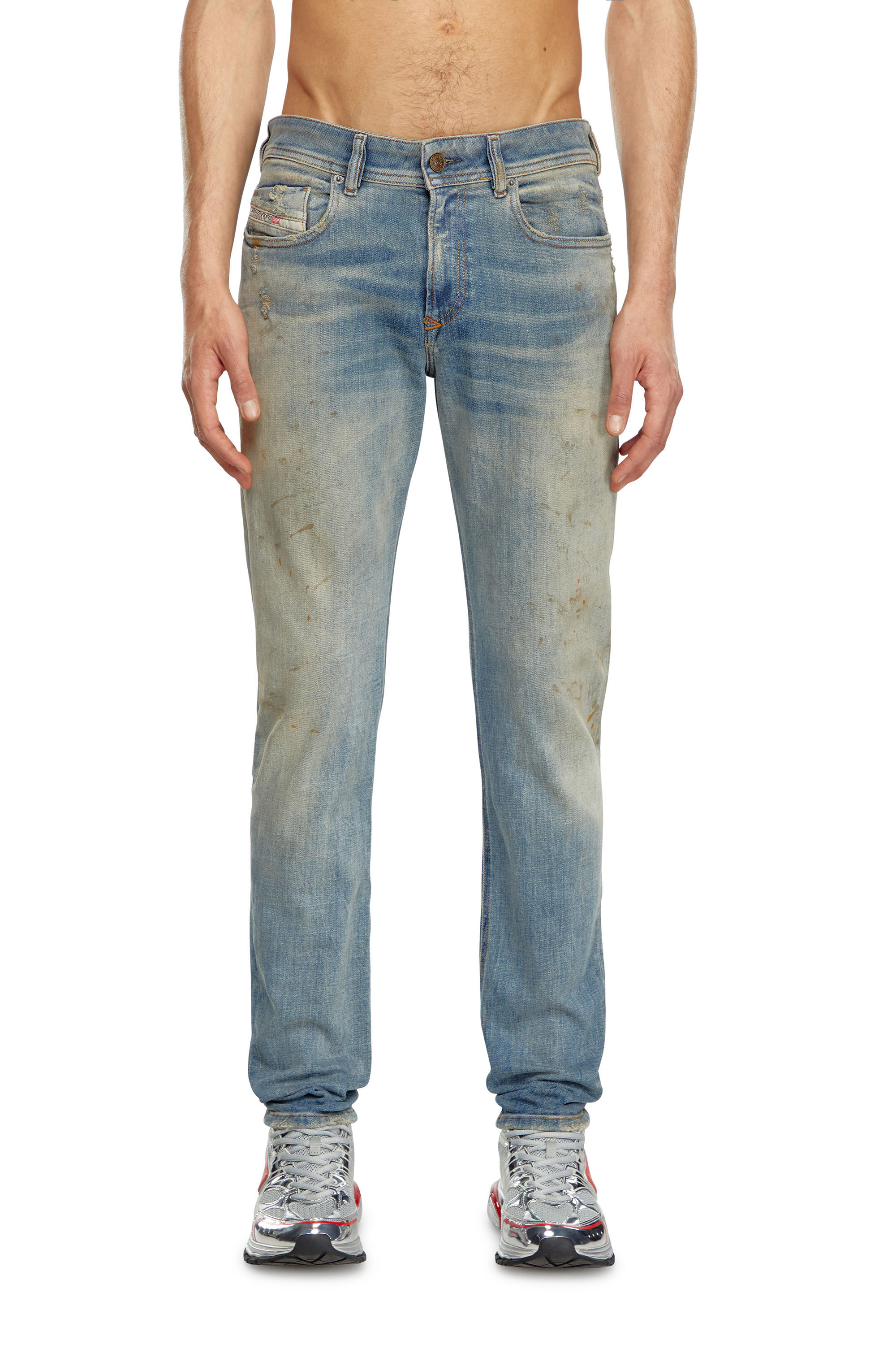 Diesel - Skinny Jeans 1979 Sleenker 09J25 Homme, Bleu moyen - Image 3
