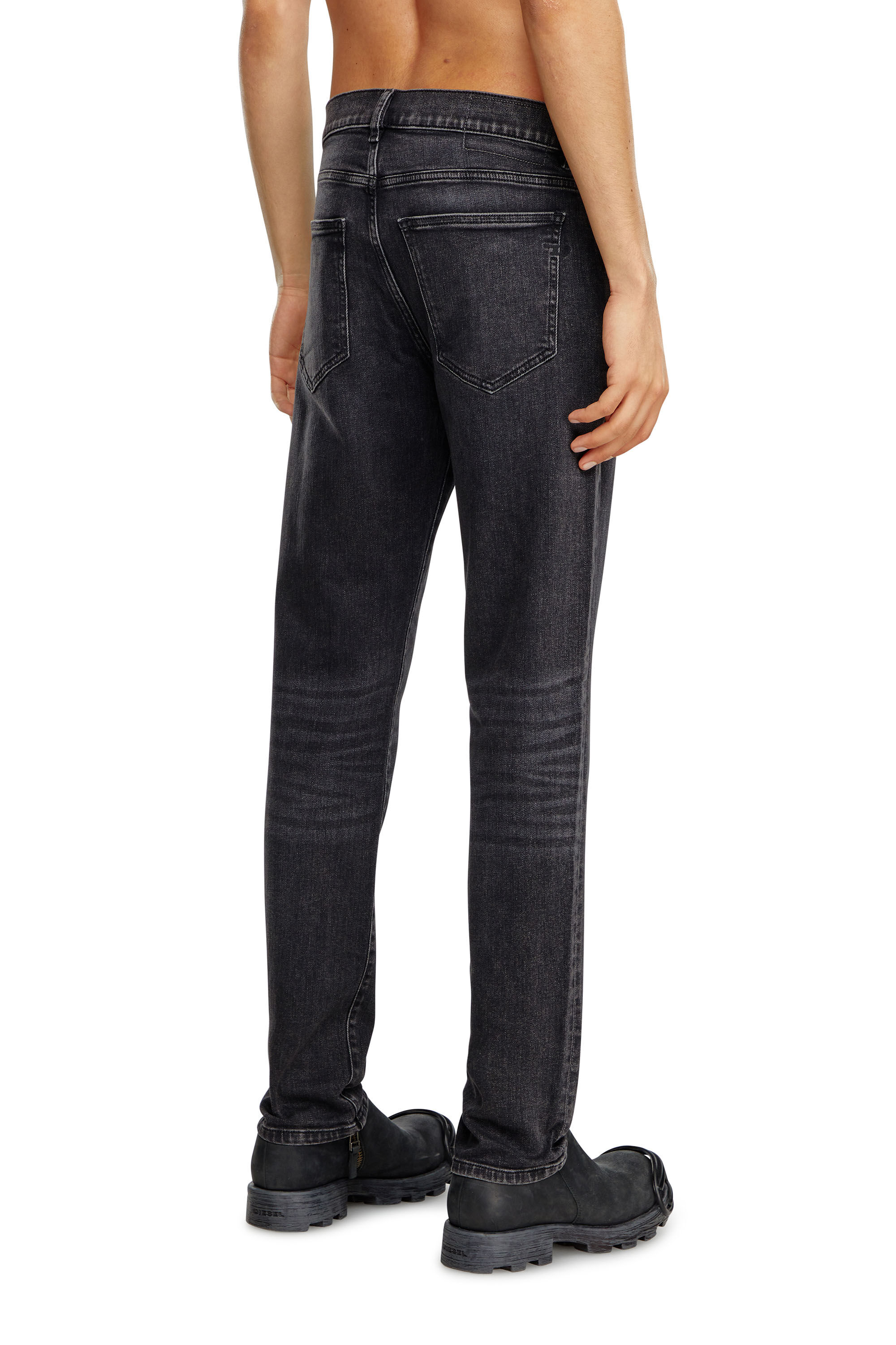 Diesel - Male's Slim Jeans 2019 D-Strukt 09B83, Black/Dark Grey - 4