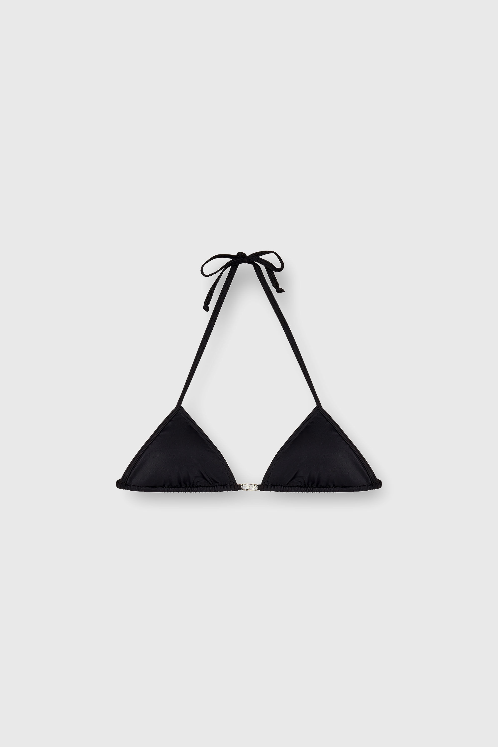 Women's Bikini top in nylon with tie fastening | Black | Diesel