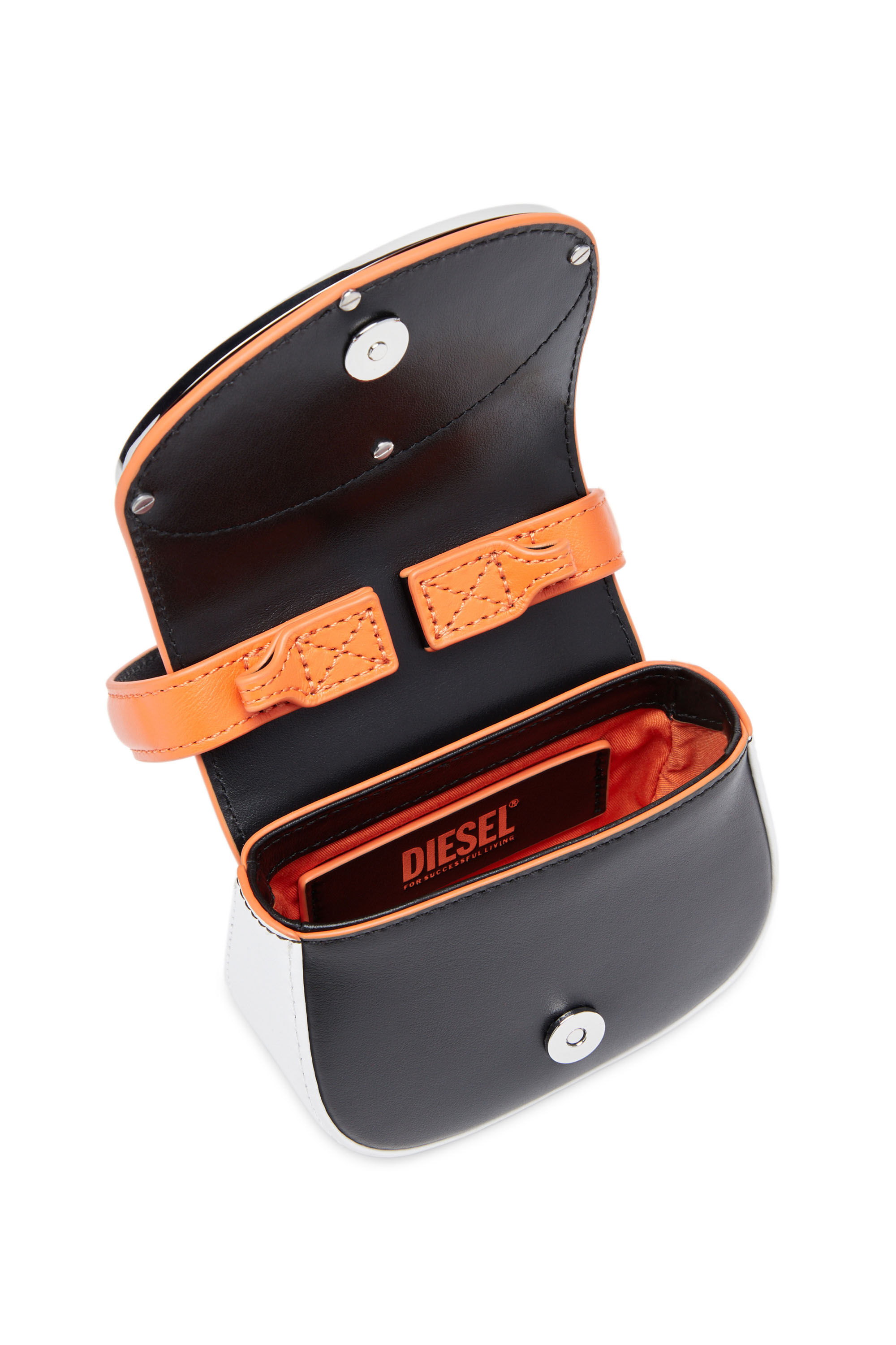 Diesel - 1DR XS, 1DR XS - Mini sac iconique color-block en nappa Femme in Polychrome - 2