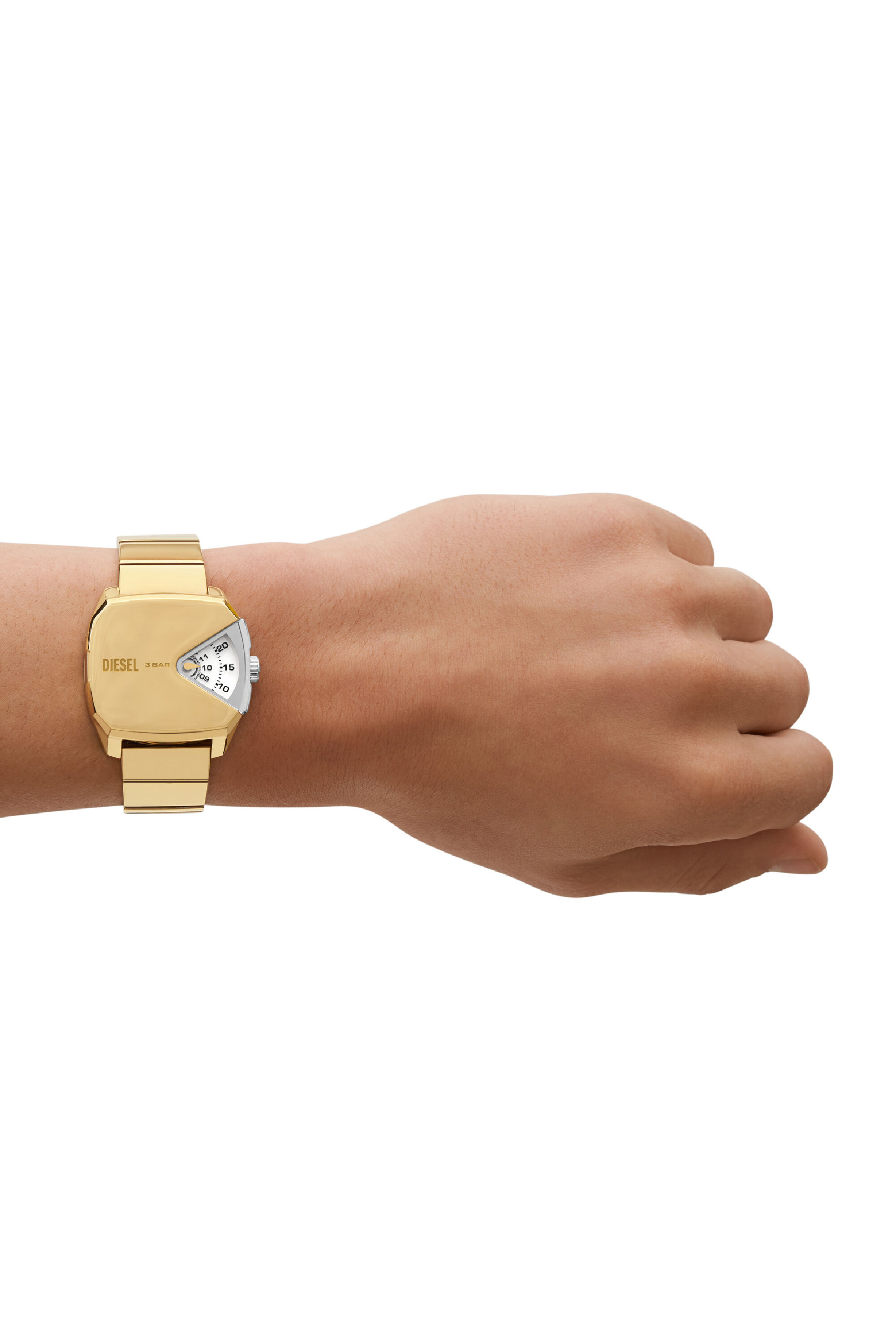Diesel - DZ2154, Unisex's D.V.A. stainless steel watch in Gold - 5