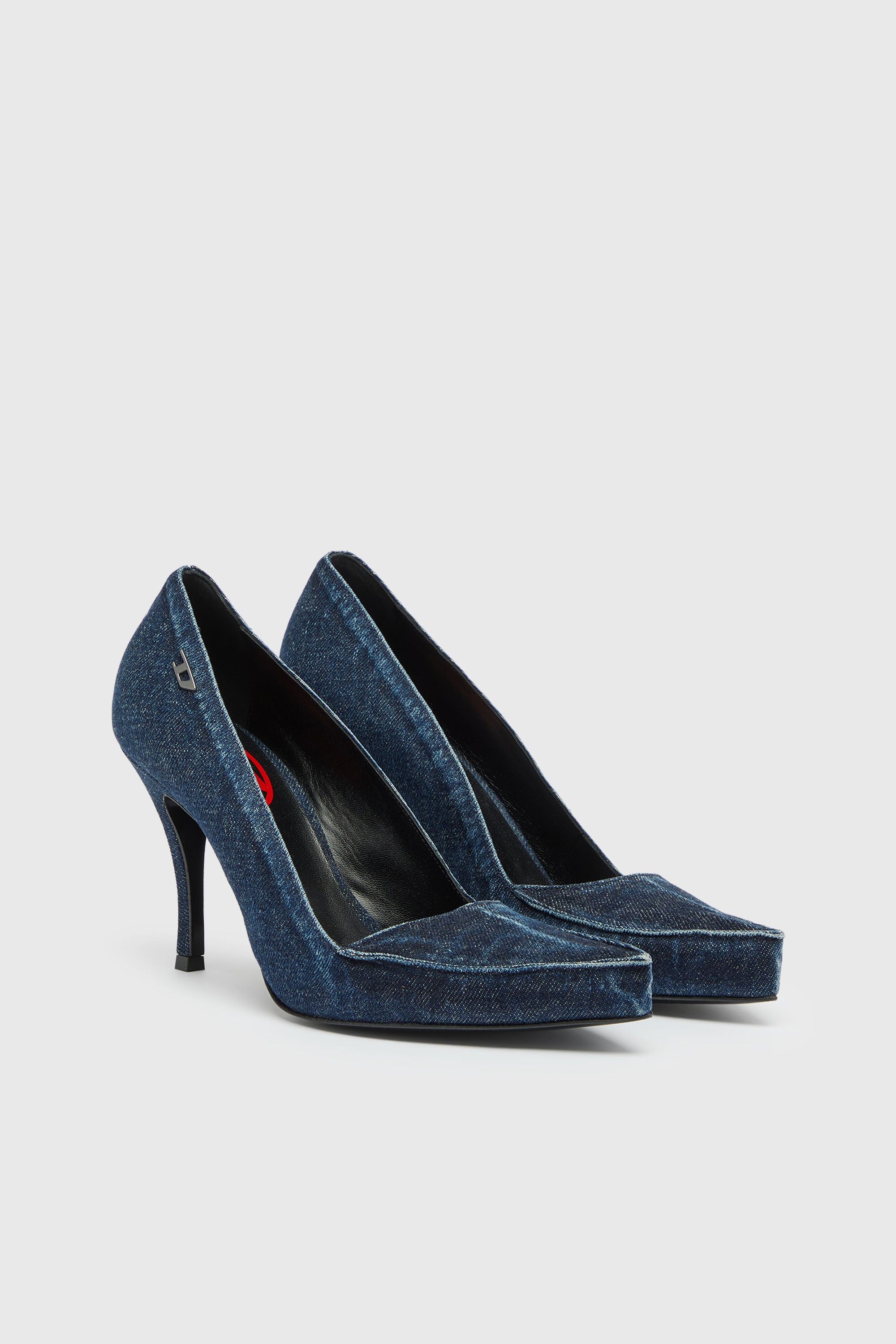 Diesel - D-LUCETTE-90-PUMP D, D-Lucette-Escarpins en denim Femme in ToBeDefined - 2