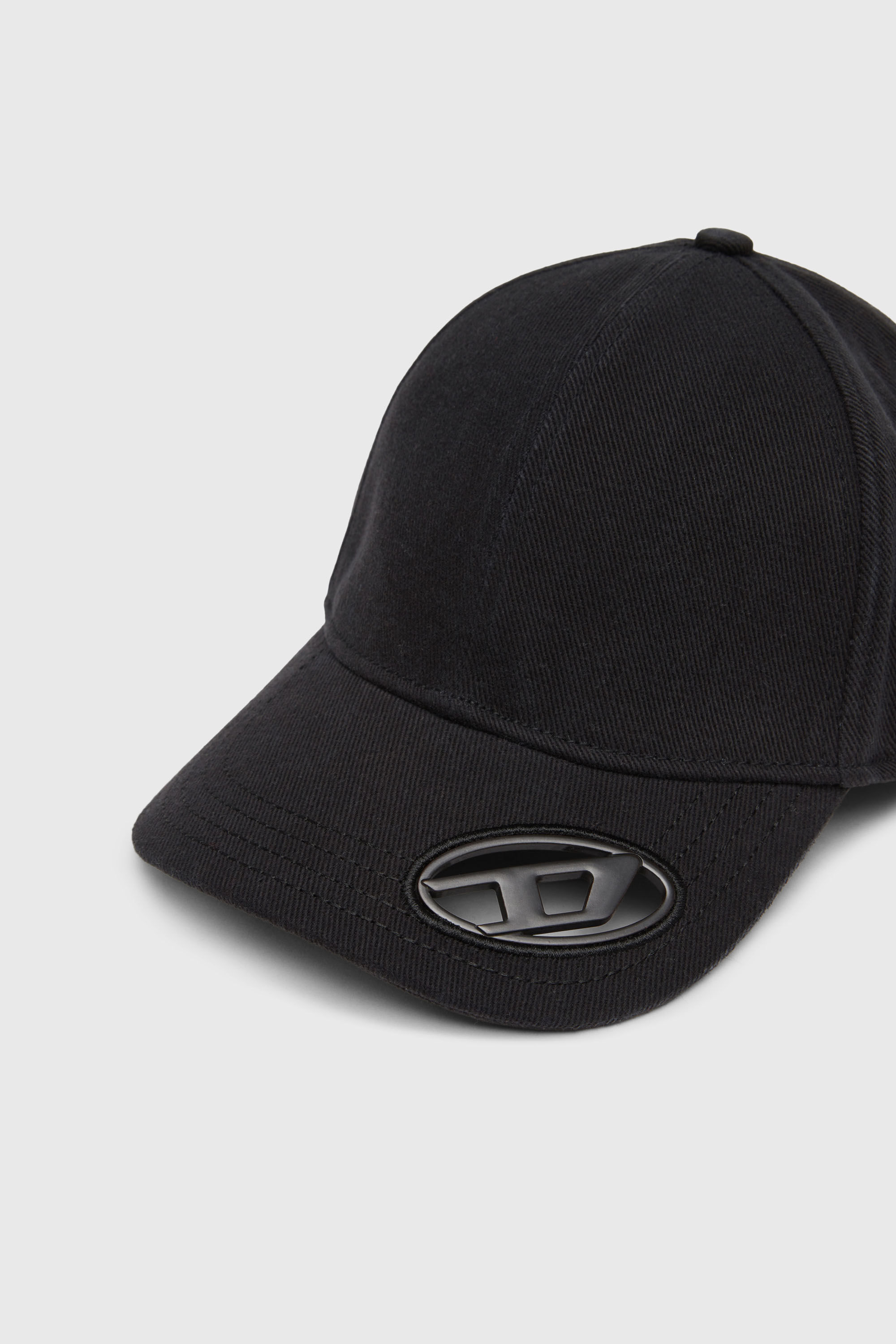 新品 DIESEL C-Plak ディーゼル Men's Baseball cap with oval D plaque | Diesel C-PLAK