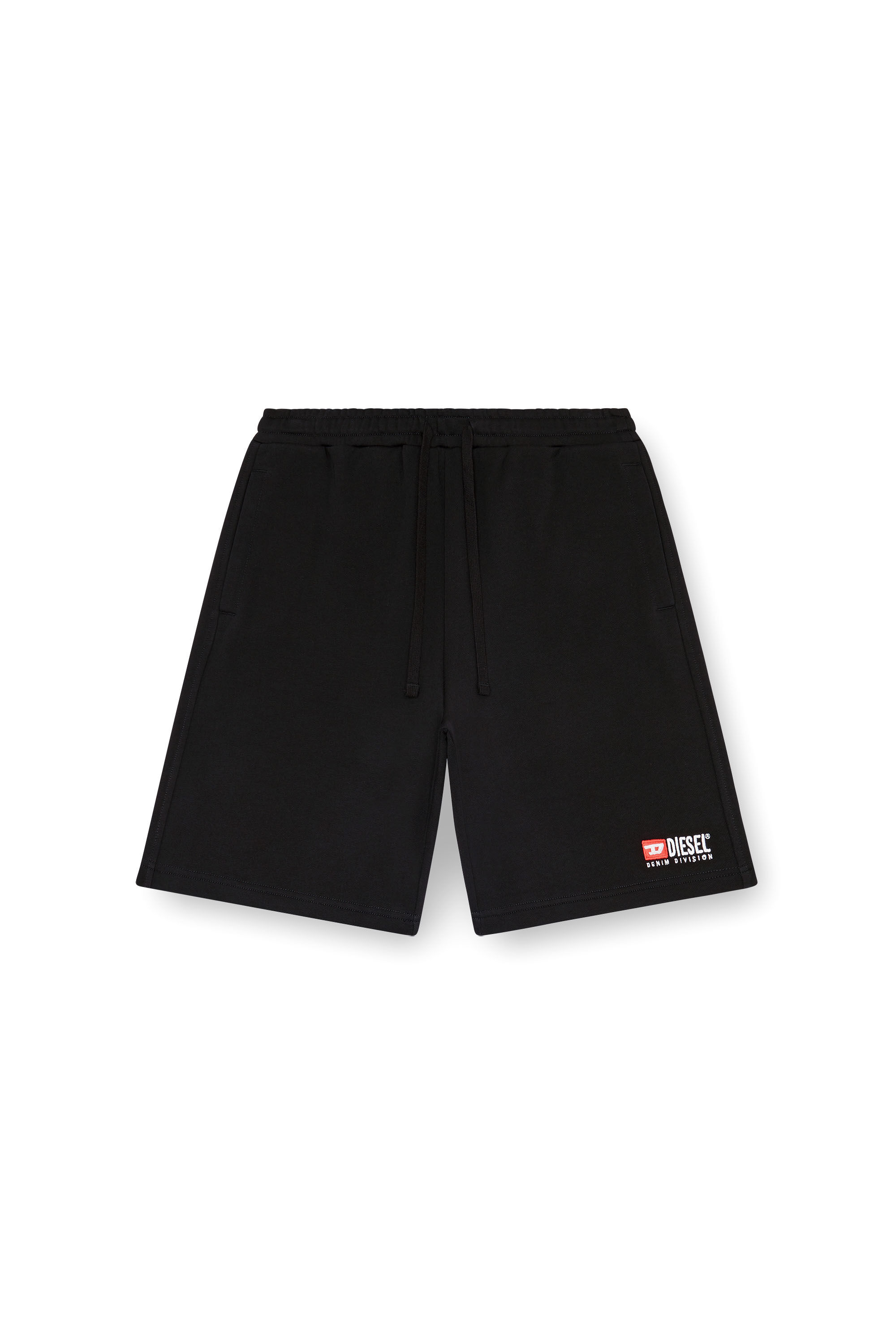 P-CROWN-DIV Man: Sweat shorts with embroidered logo | Diesel