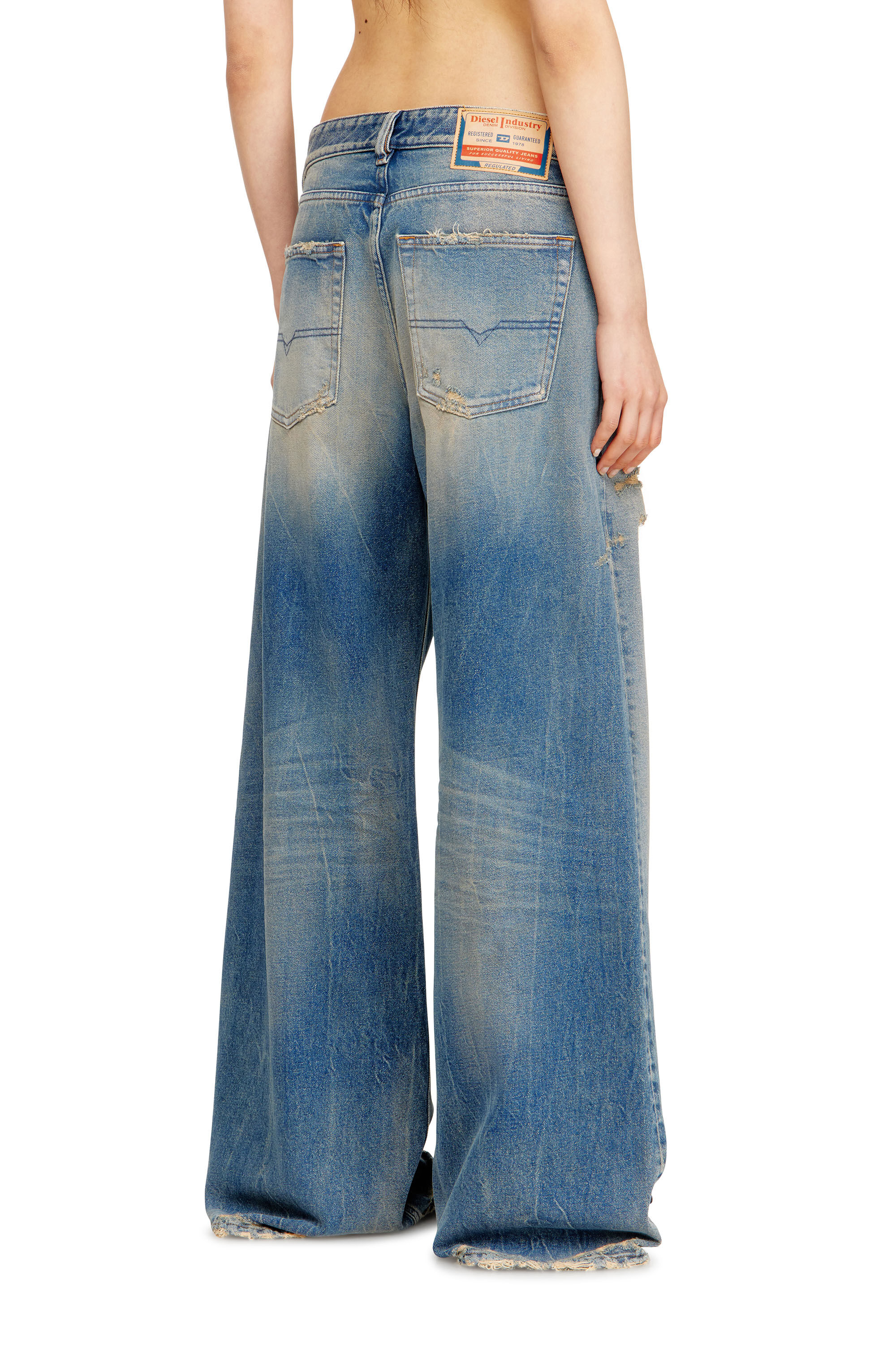 Diesel - Relaxed Jeans 1996 D-Sire 09N29 Mixte, Bleu moyen - Image 4