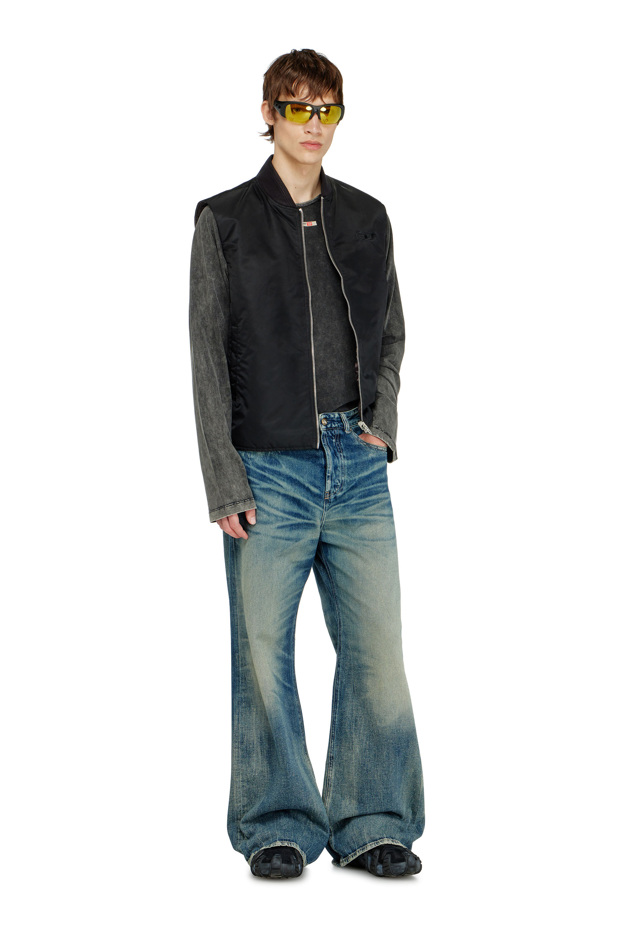 Diesel - Male's Relaxed Jeans D-Rise 09P55, Dark Blue - 1