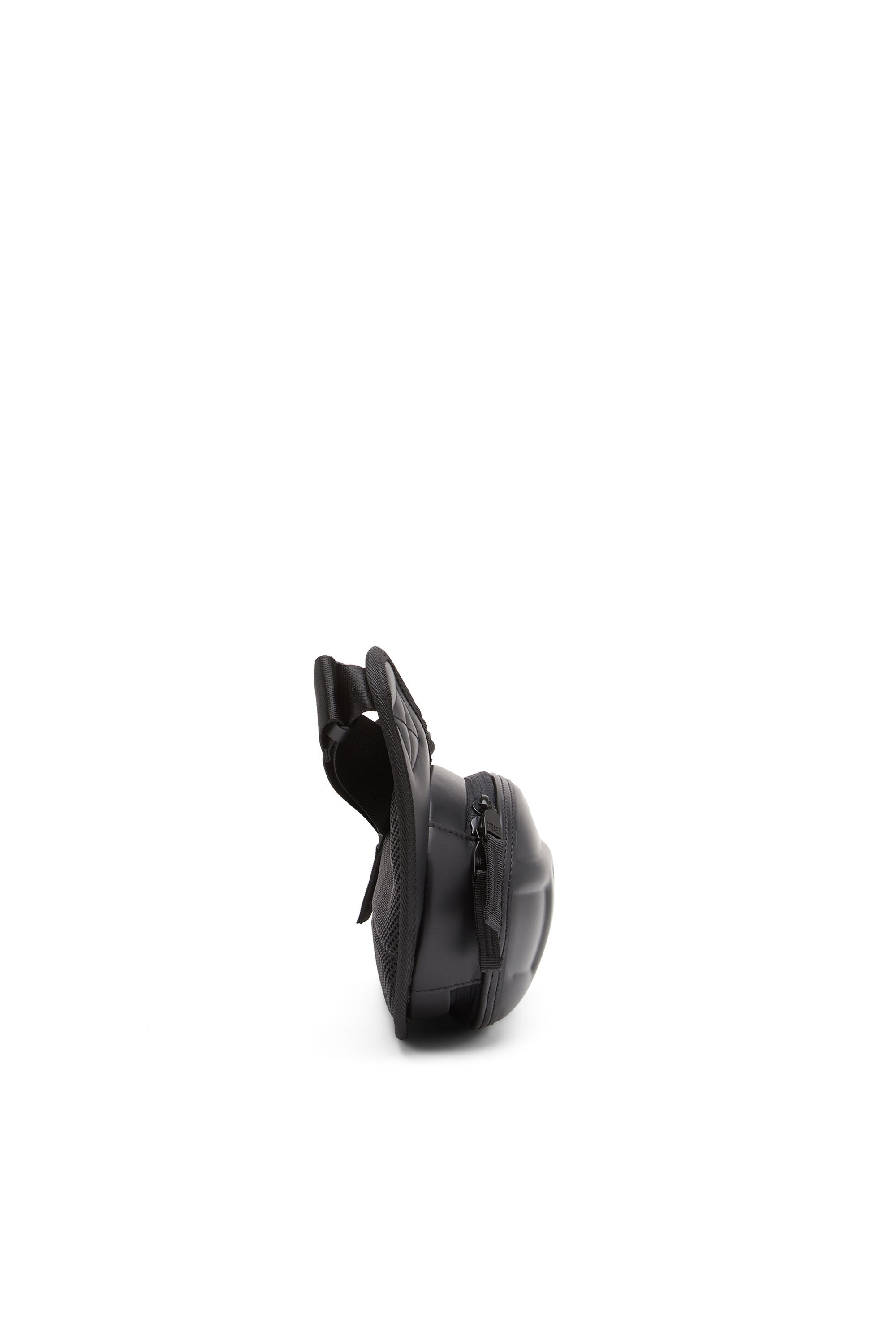 Diesel - 1DR-POD CROSSBODY, Male's 1DR-Pod Crossbody - Hard shell leather sling bag in Black - 4