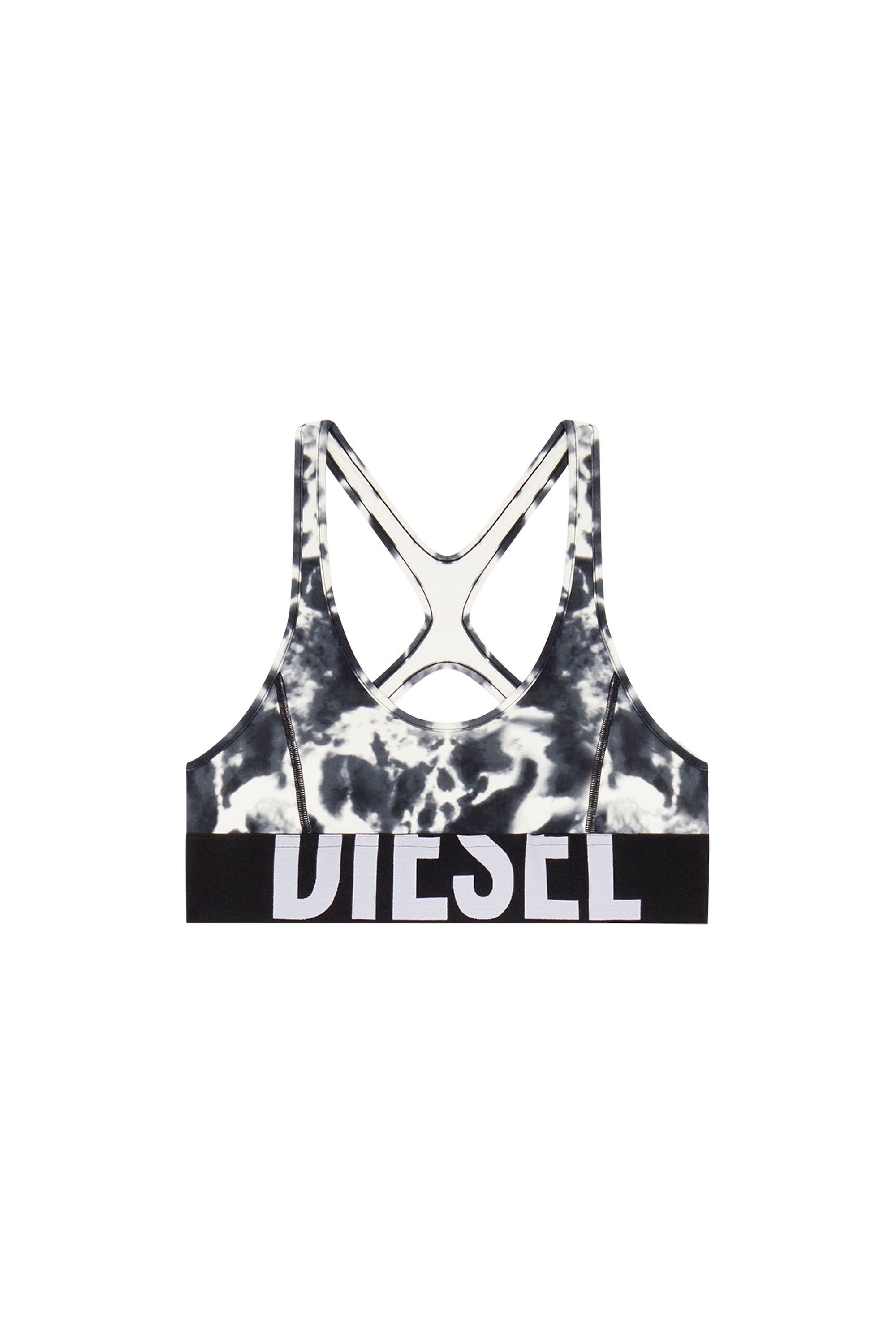 Diesel - ALLISON-D-POP, Sujetador deportivo de microfibra estampada Mujer in Multicolor - 6