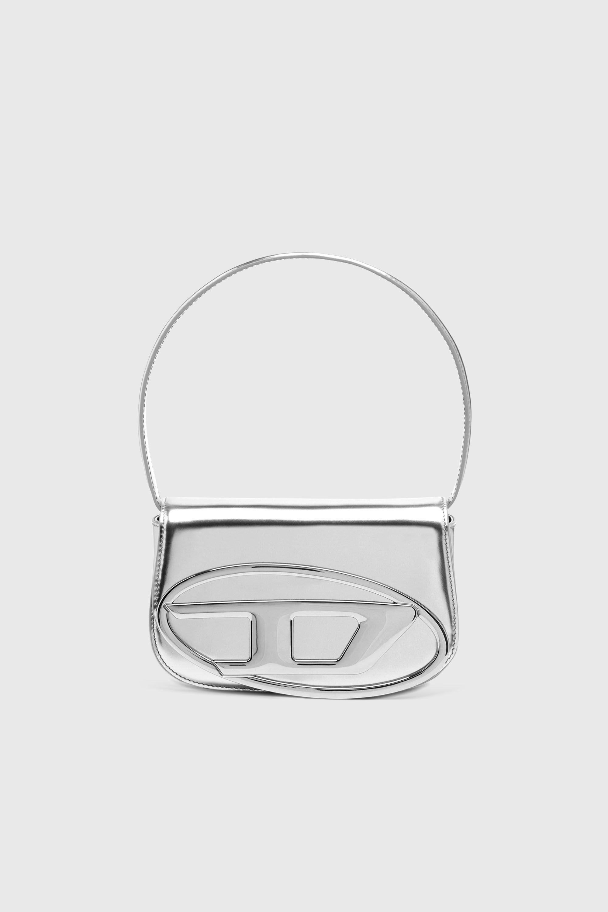 Women's Designer Shoulder Bag in Silver | Diesel® US {{Country}}