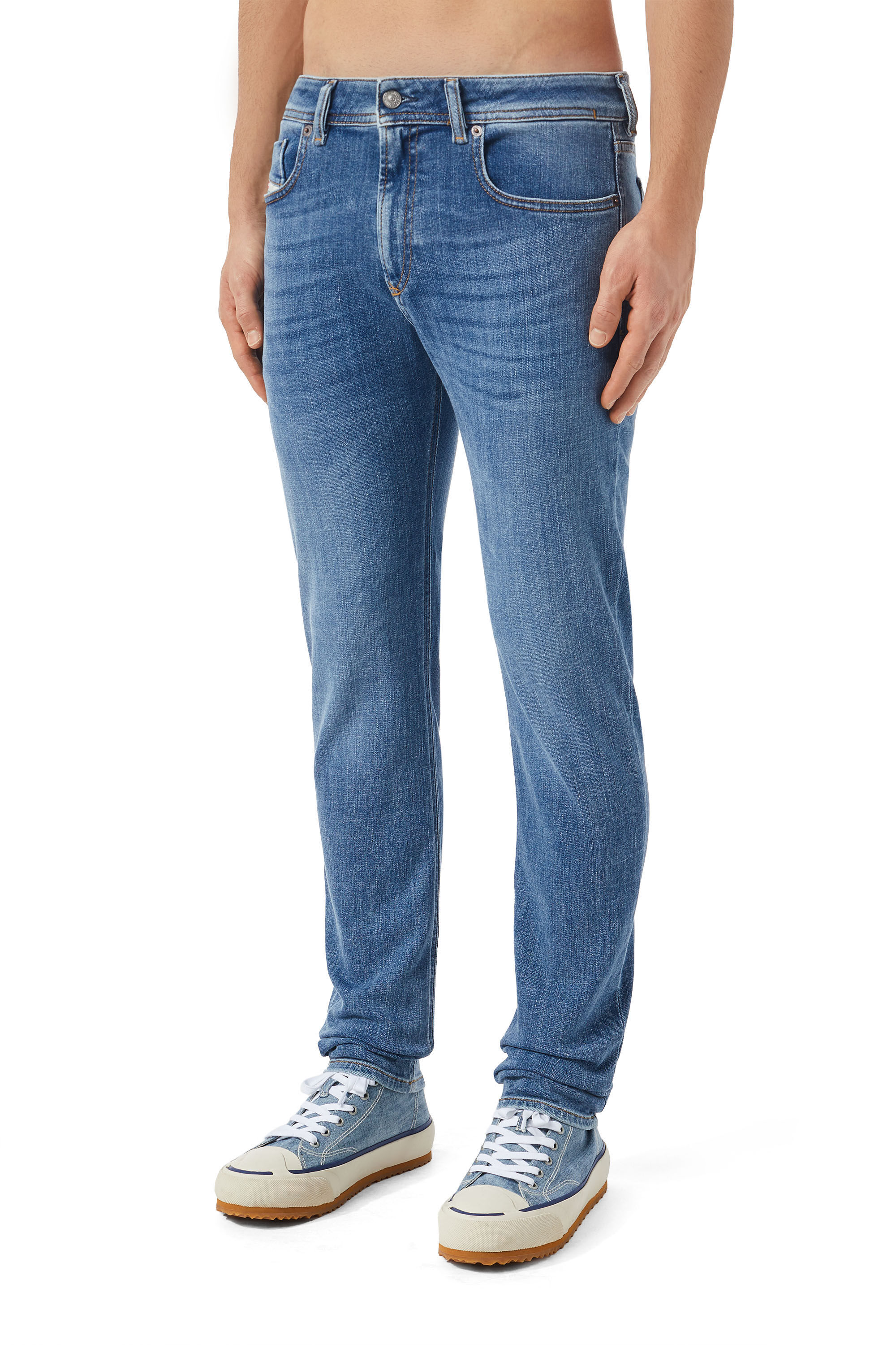 Diesel - Male's Skinny Jeans 1979 Sleenker 09C01, Medium Blue - 5