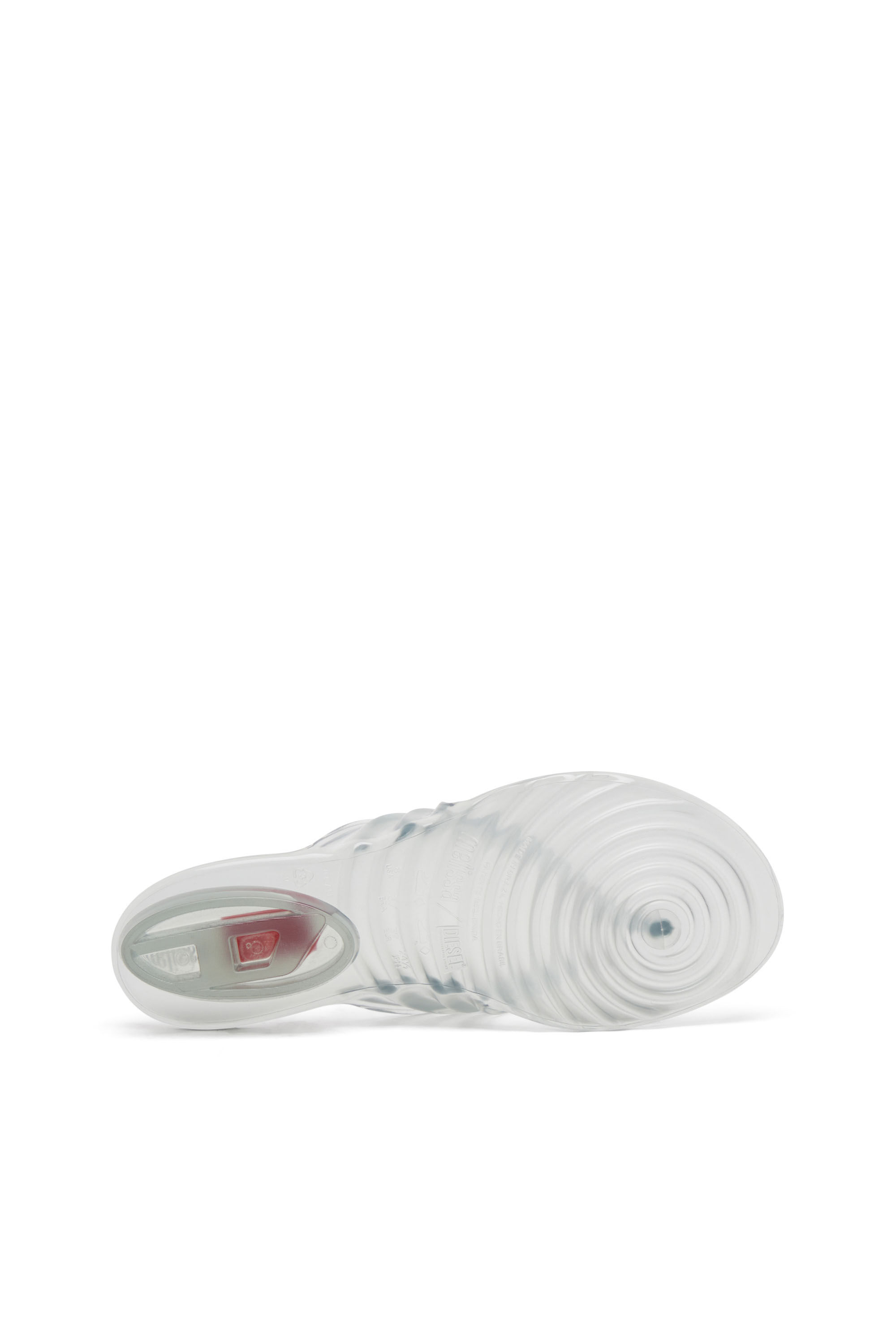 Women's Sculptural flip-flops in Melflex® | Grey | Diesel