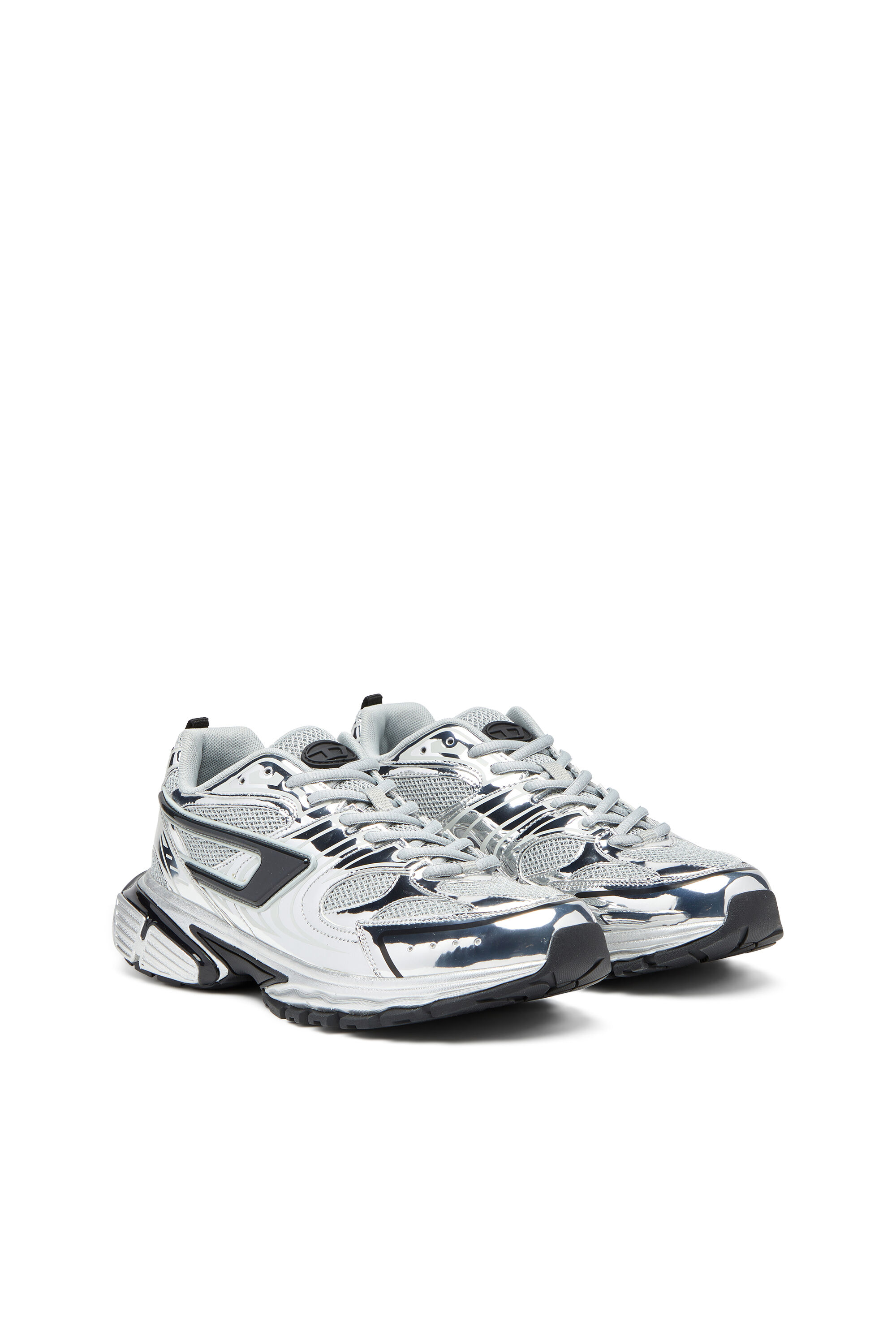 ドロヘドロ   ⭕️Serendipity⭕️ Men's S-Serendipity-Mesh sneakers with metallic overlays
