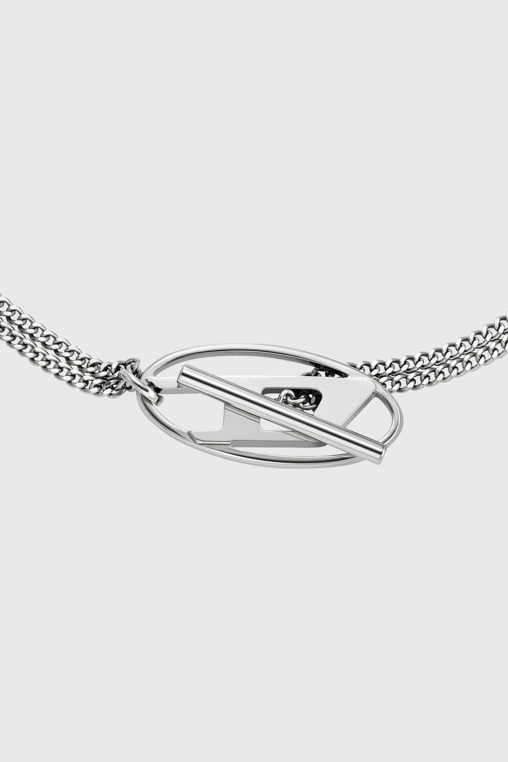 Diesel - DX1534040, Collar de cadena de acero inoxidable Unisex in Plateado - 2