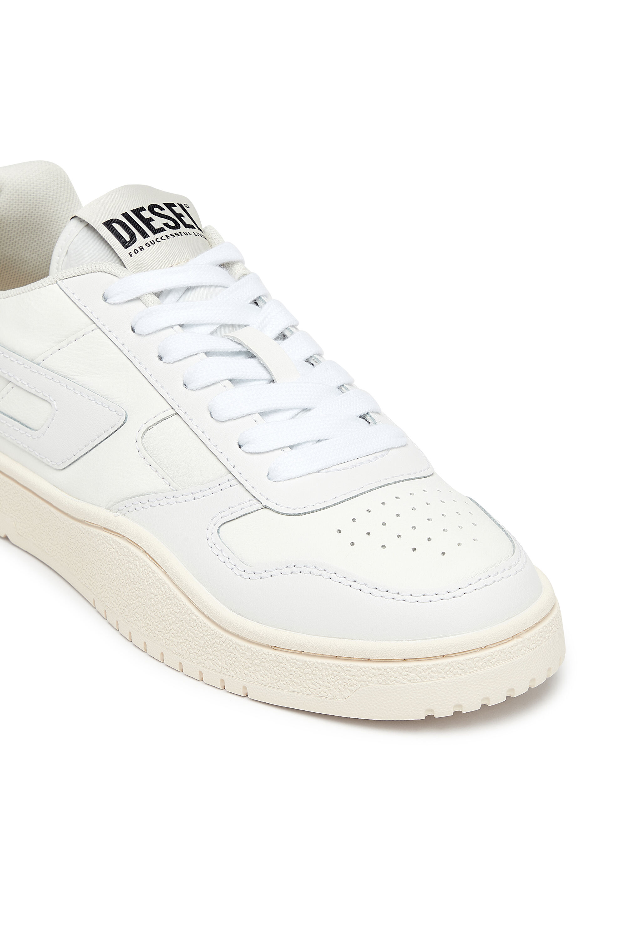 Diesel - S-UKIYO V2 LOW W, Female's S-Ukiyo V2 Low W - Low-top sneakers with D branding in White - 6
