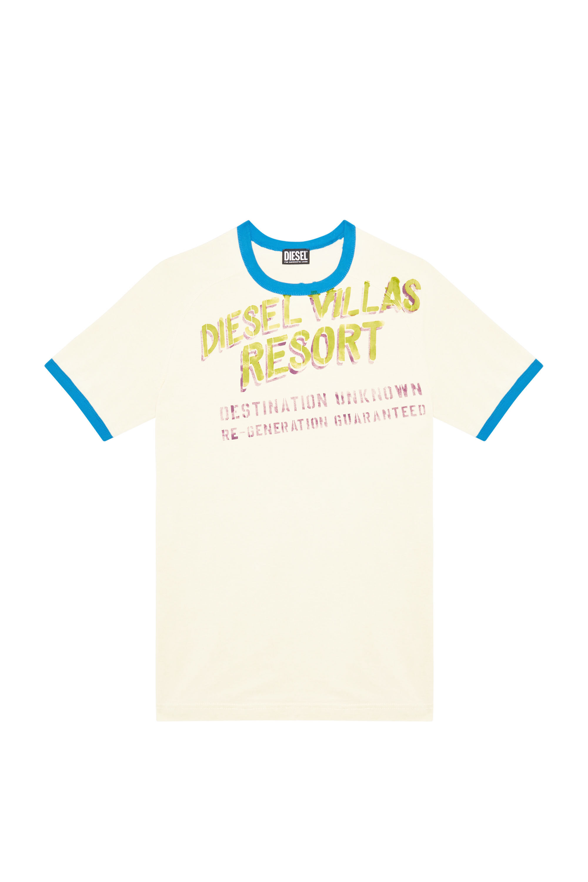T-DIELAN Man: T-shirt with hand-stencilled print | Diesel