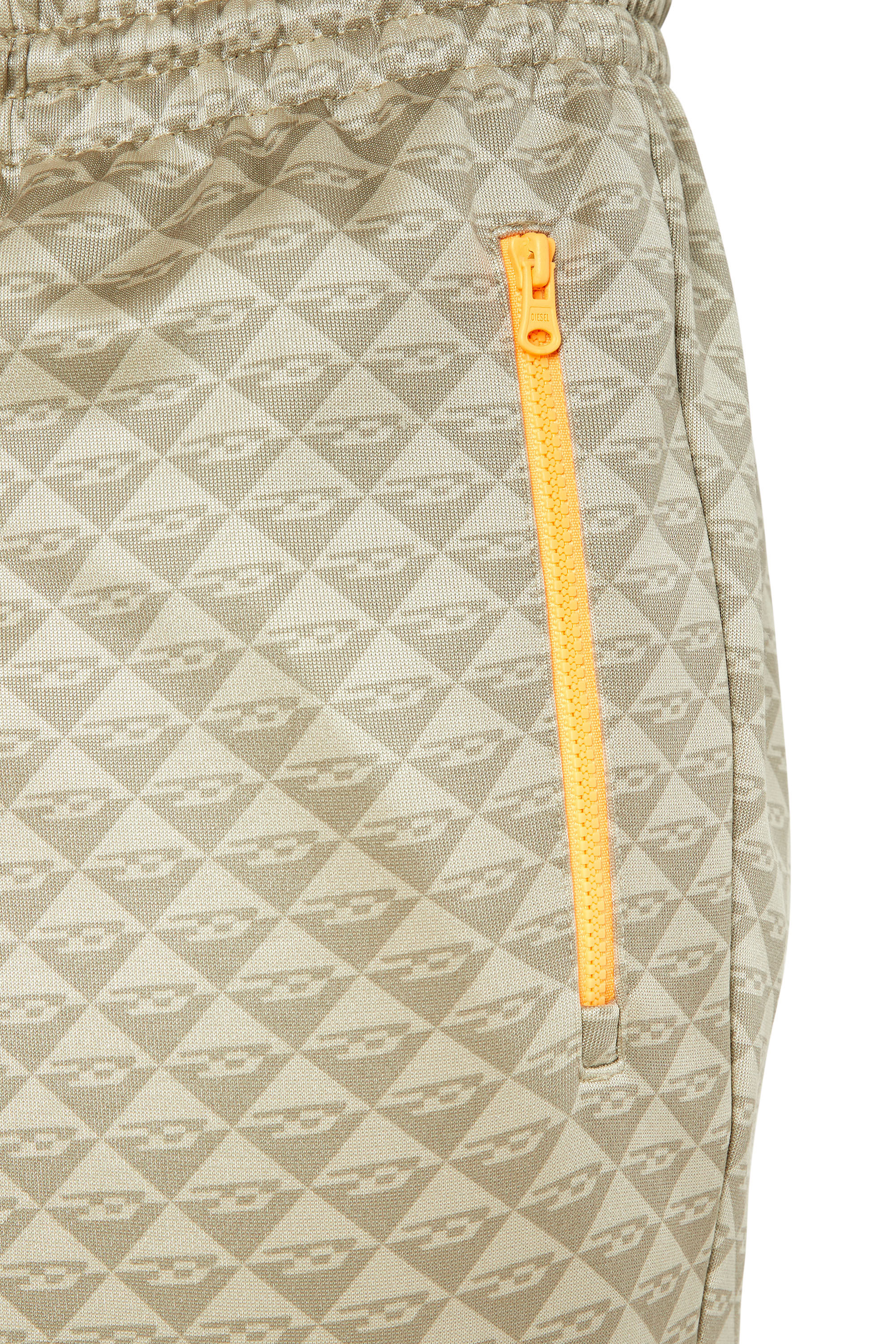 Diesel - AMSB-FLAVIE-HT30, Male's Monogram track pants with logo tape in Military Green - 4