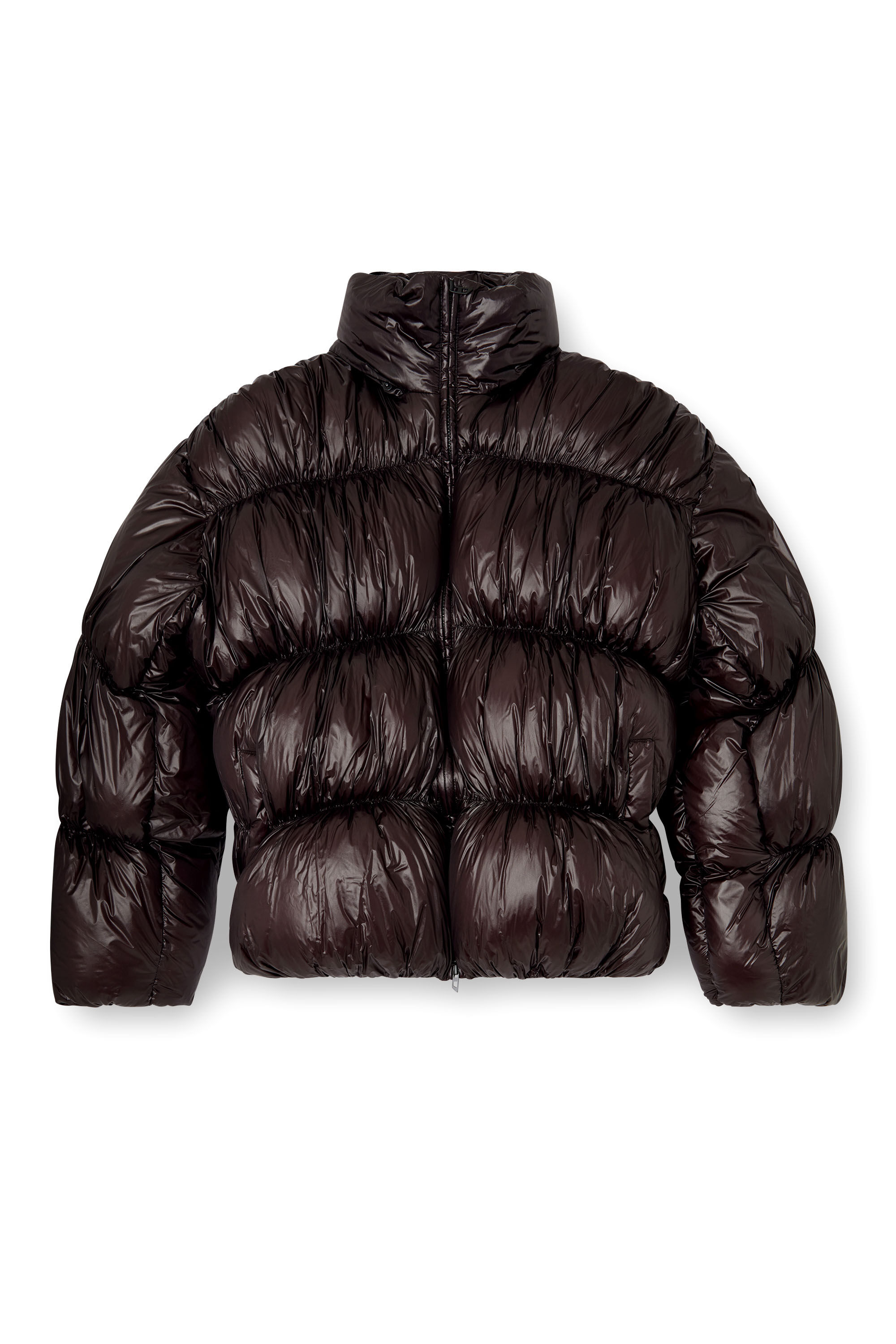Diesel - W-CHOCO, Doudoune à capuche avec effet bulles Homme in ToBeDefined - 2