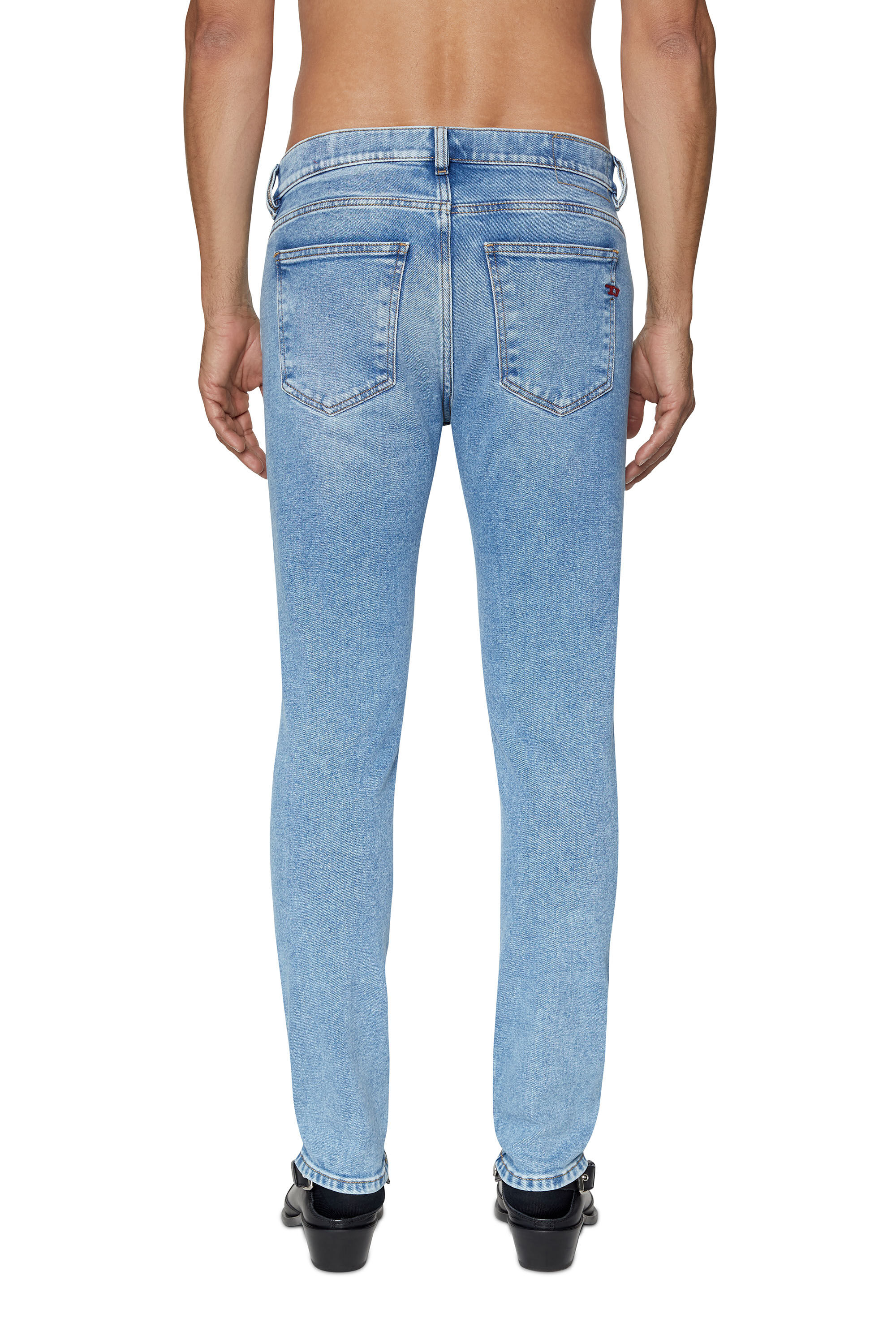 Diesel - Male's Slim Jeans 2019 D-Strukt 09B92, Light Blue - 4