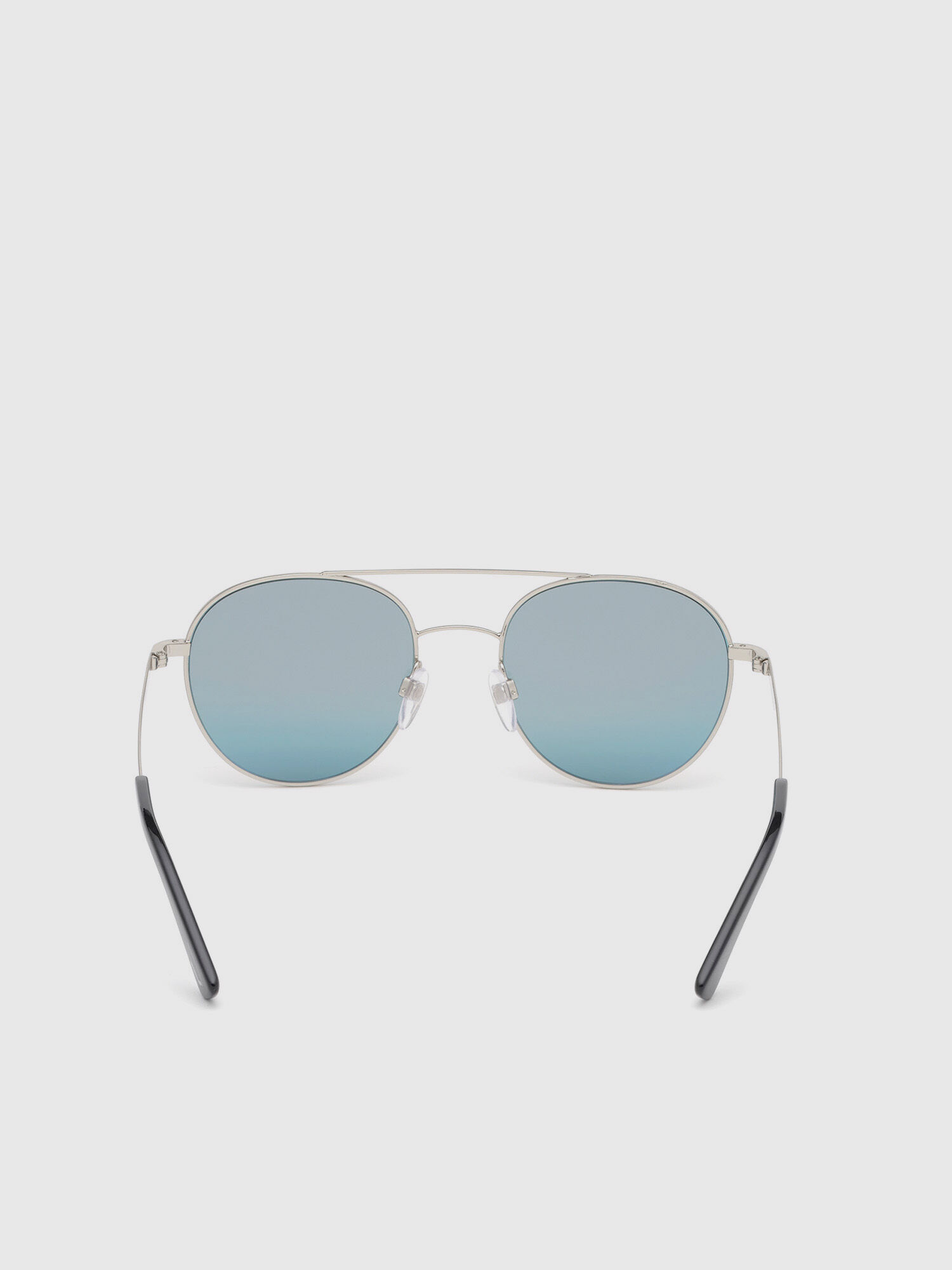 Diesel - DL0286, Unisex's Rounded sunglasses in metal in Silver - 5