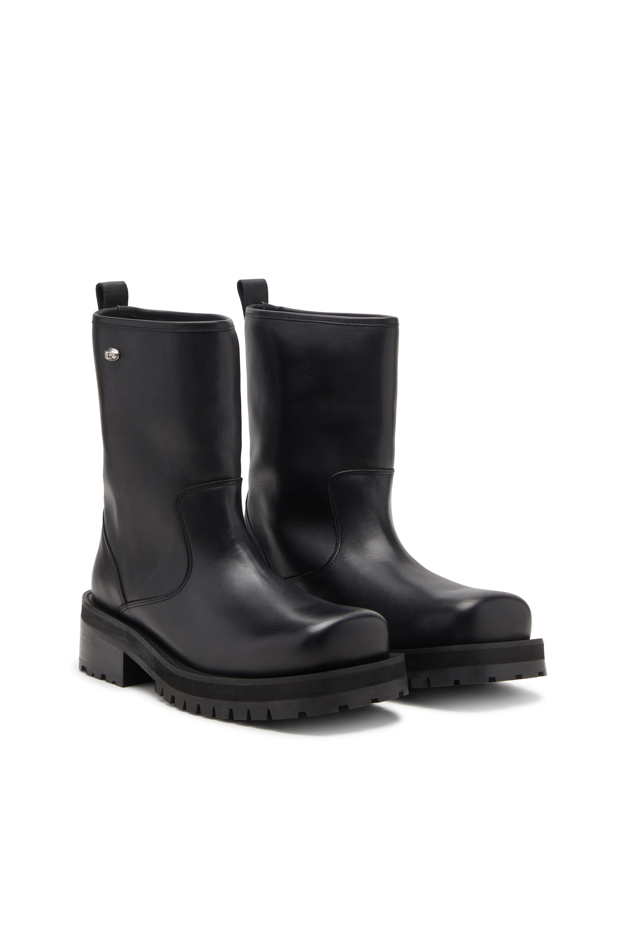 Men's D-Texan - Leather Boots | Black | Diesel