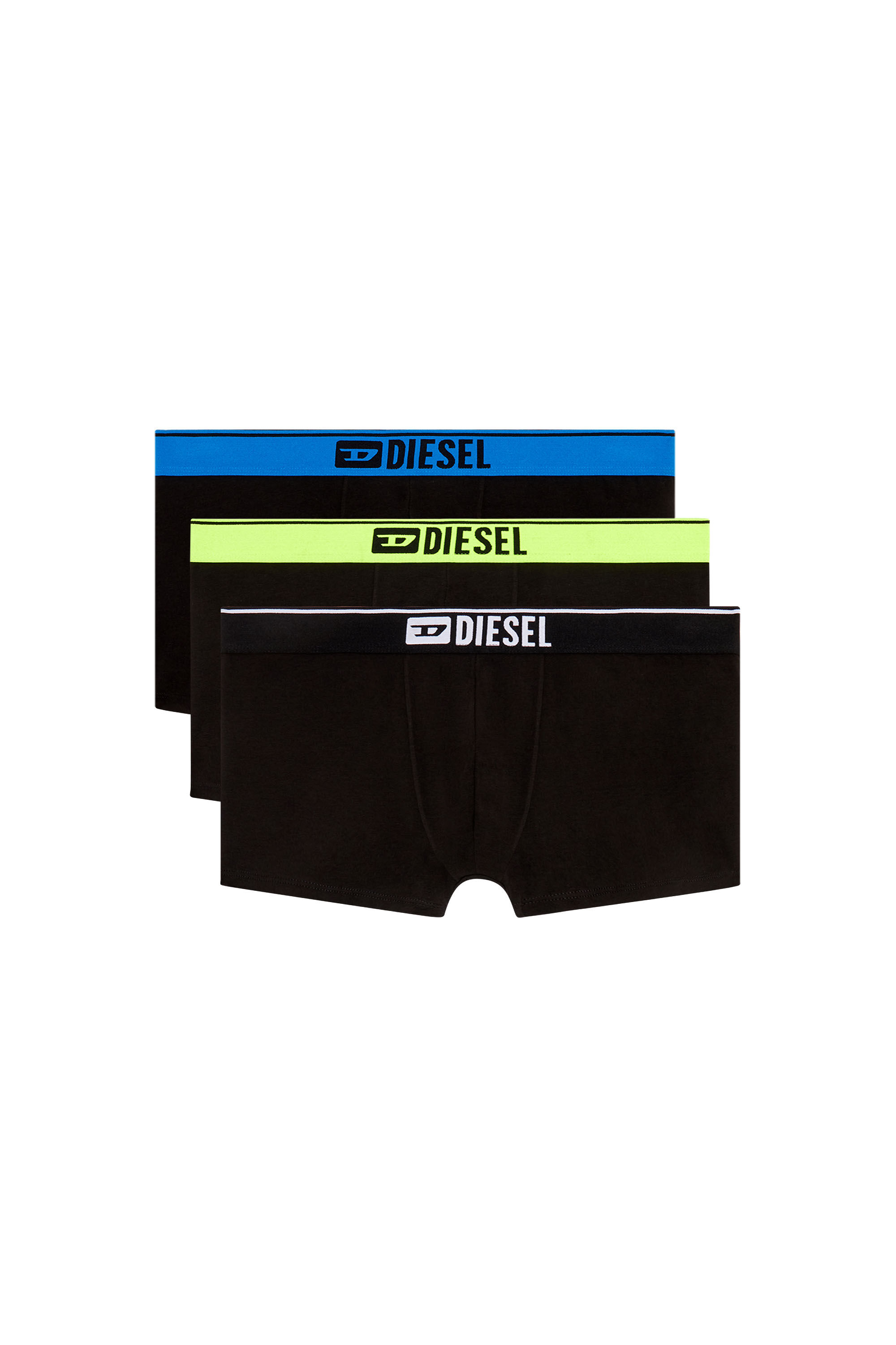 Diesel - UMBX-DAMIENTHREEPACK, Lot de trois boxers avec taille pop Homme in Polychrome - 4