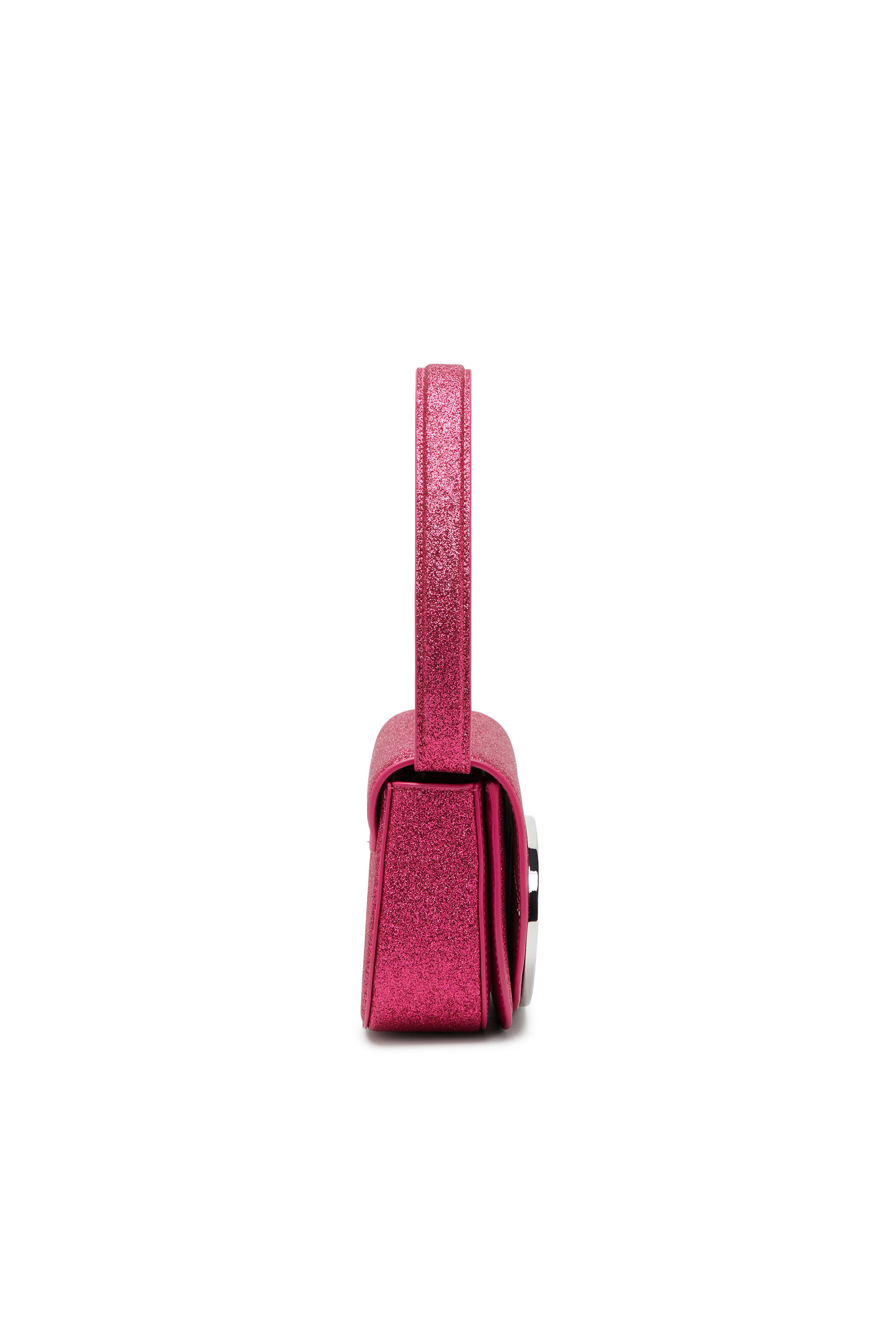 Diesel - 1DR, 1DR-Sac à bandoulière iconique en tissu pailleté Femme in Rose - 4