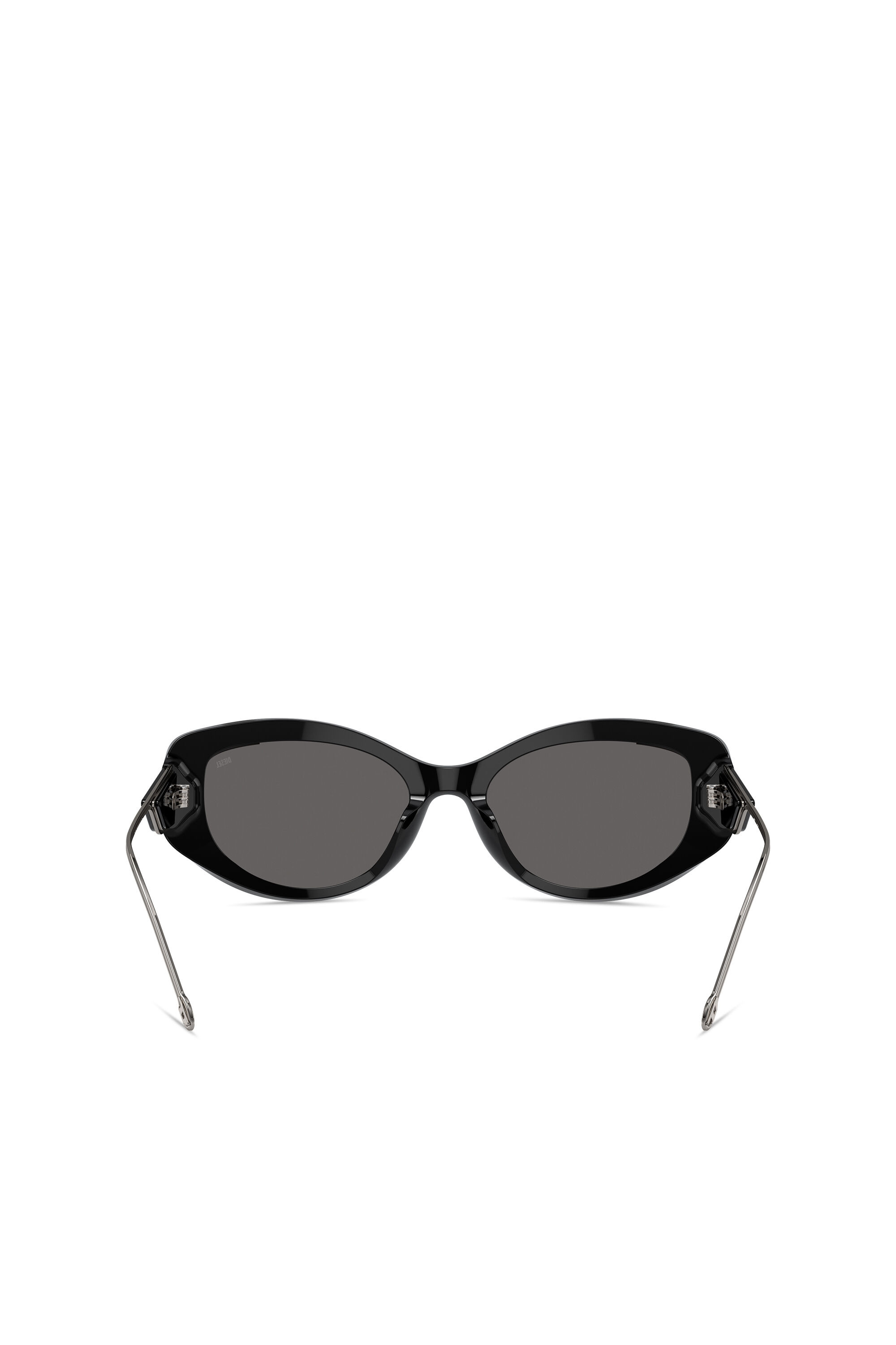 Diesel - 0DL2001 SIZE 54, Unisex's Cat-eye style sunglasses in Black/Flash mirror - 3