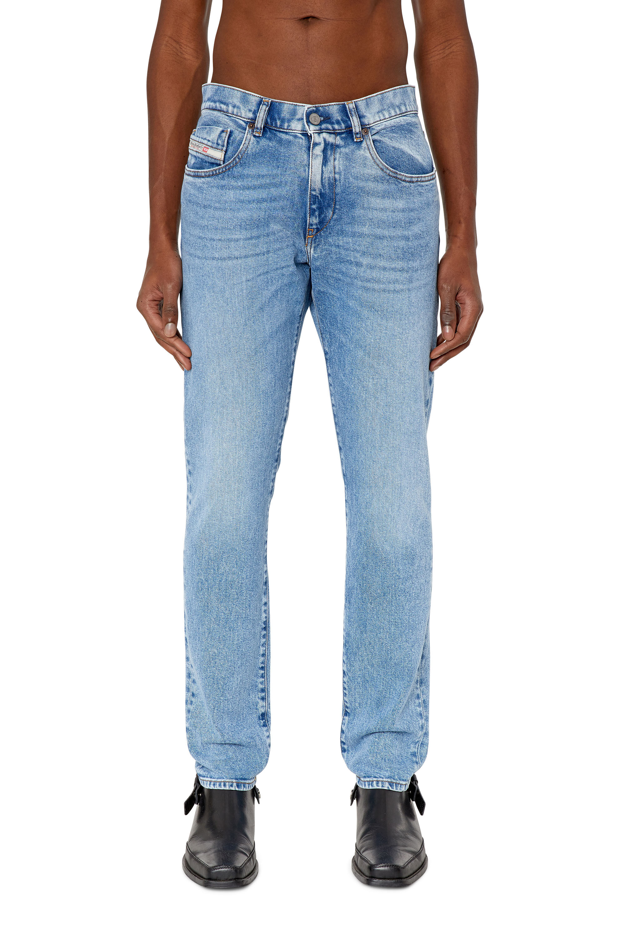 Diesel - Male's Slim Jeans 2019 D-Strukt 9B92L, Light Blue - 3