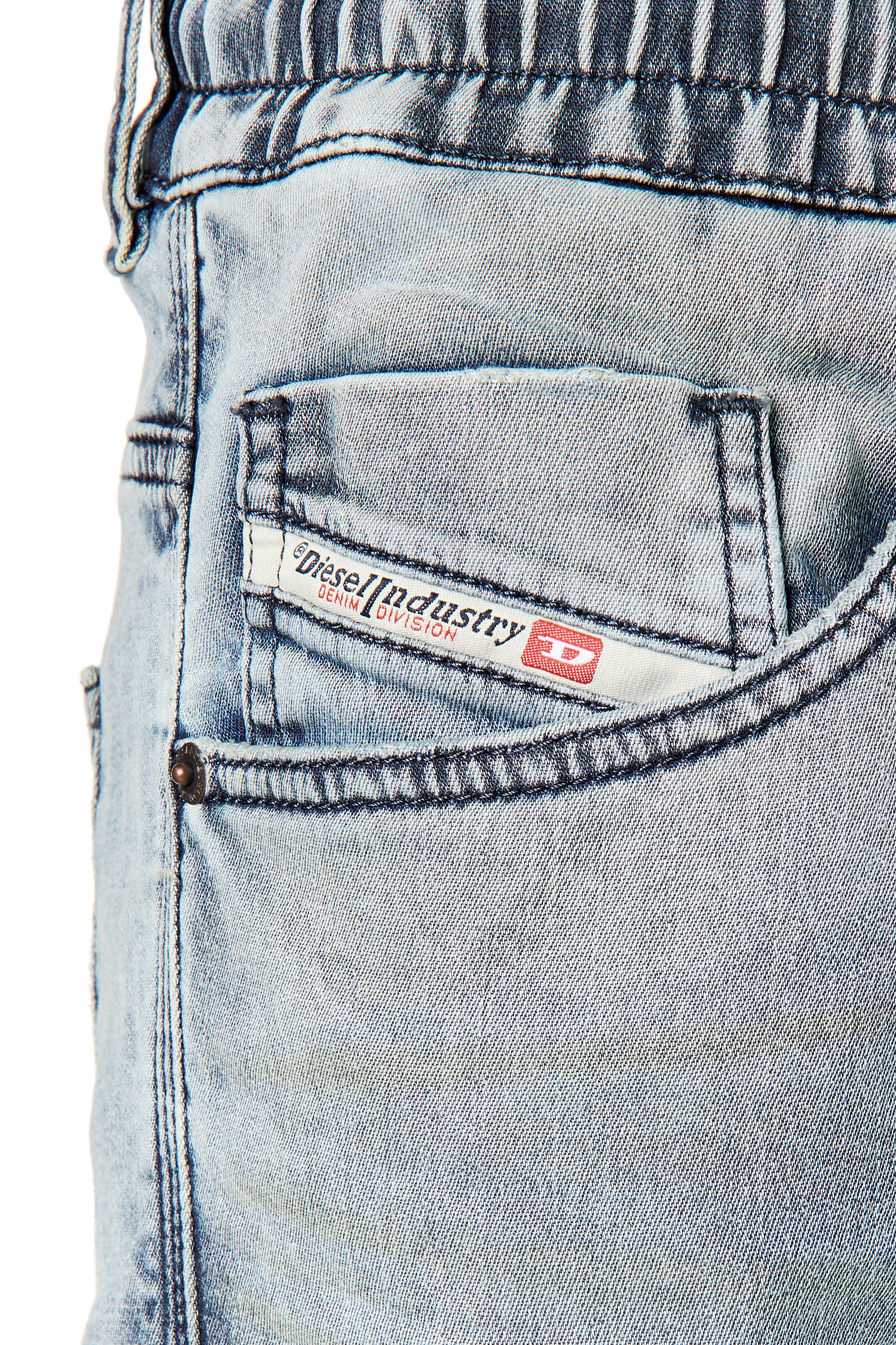 Diesel - Tapered 2030 D-Krooley Joggjeans® 068DU, Tapered 2030 D-Krooley Joggjeans® Homme in Bleu - 5
